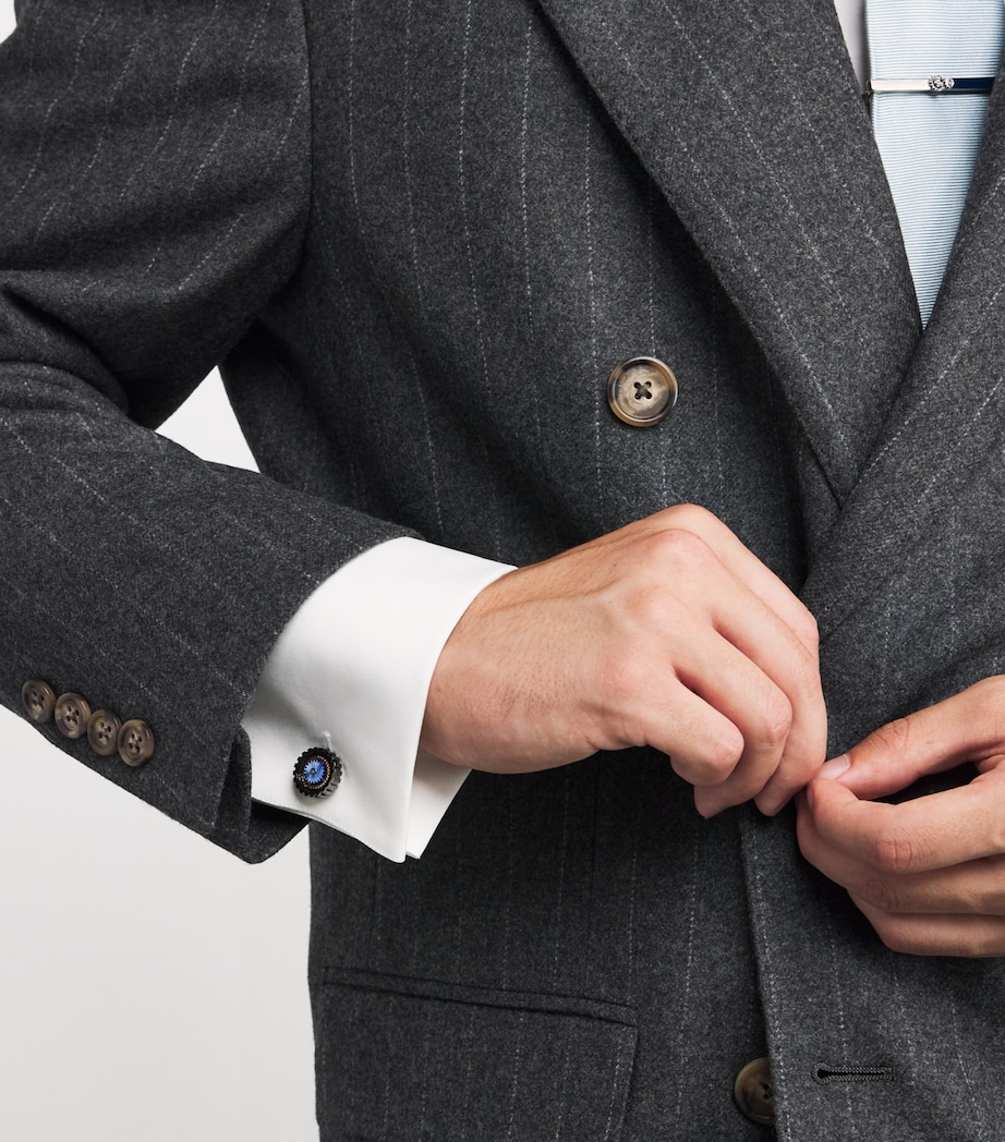 Rotate Gear Cufflinks BLACK Image 2
