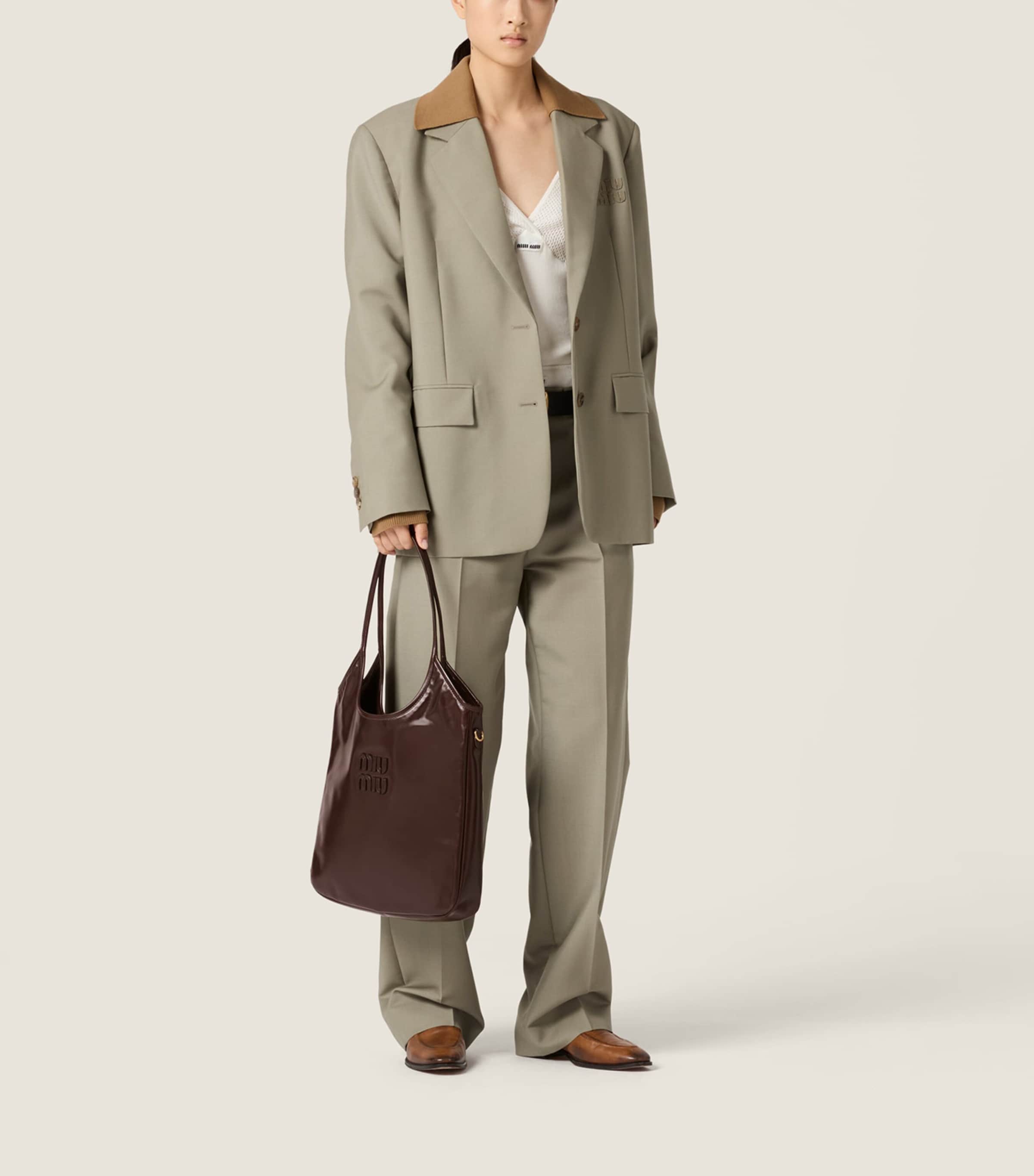 Patent Leather Ivy Tote Bag F0003 Image 2