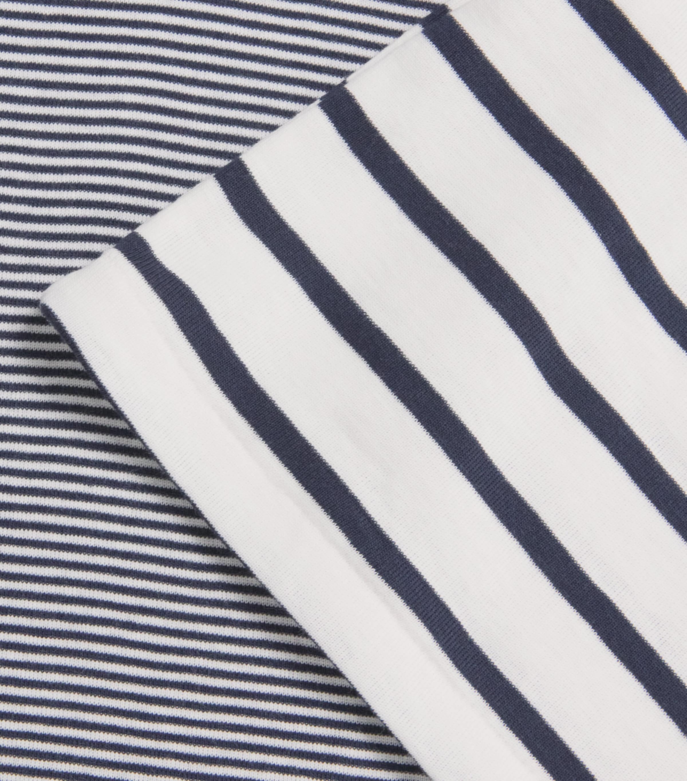 Petit Bateau Set of 2 Cotton Stripe Vest Tops (4-12 Years) Multi Image 3