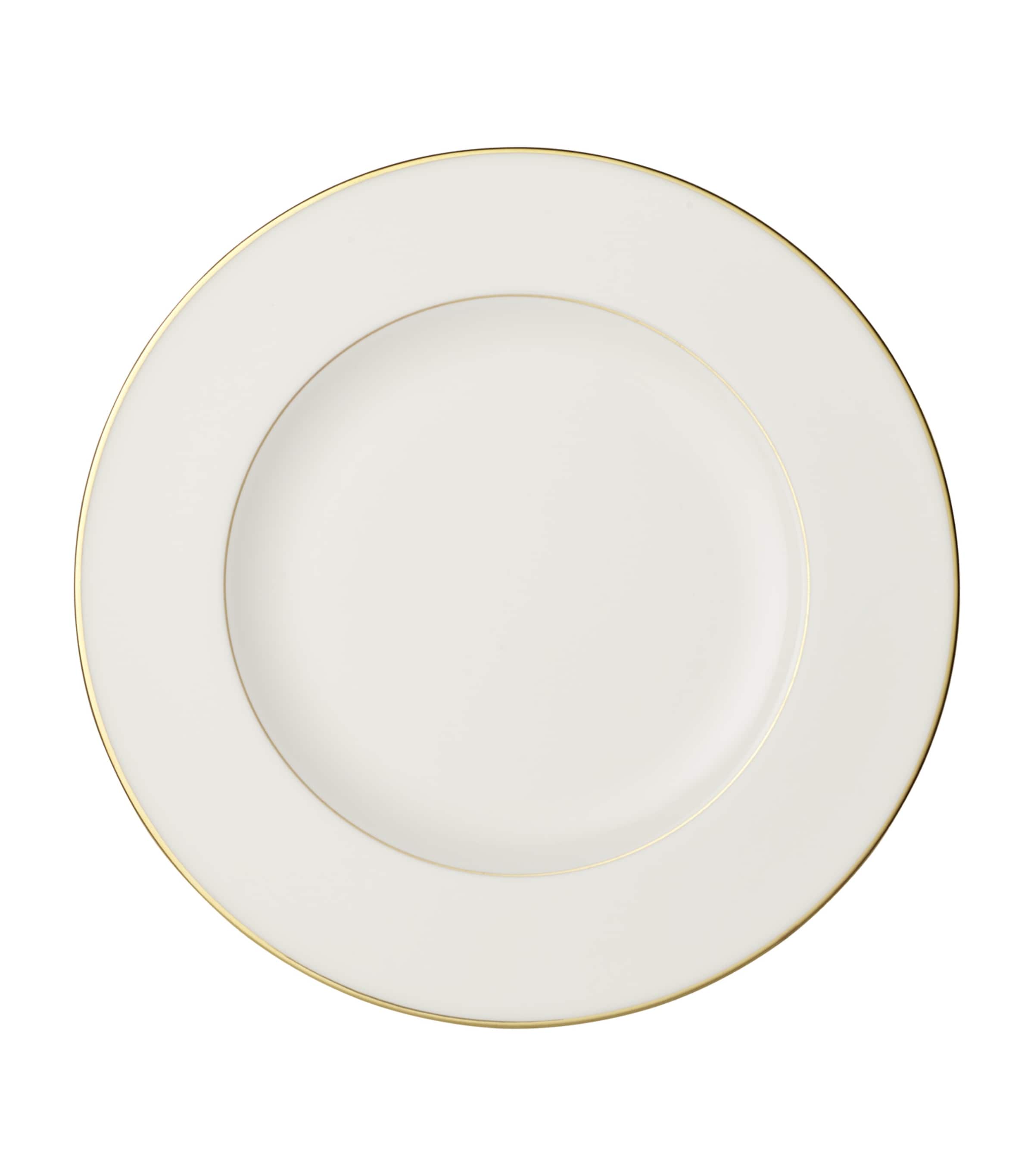 Villeroy & Boch Anmut Gold Salad Plate In White