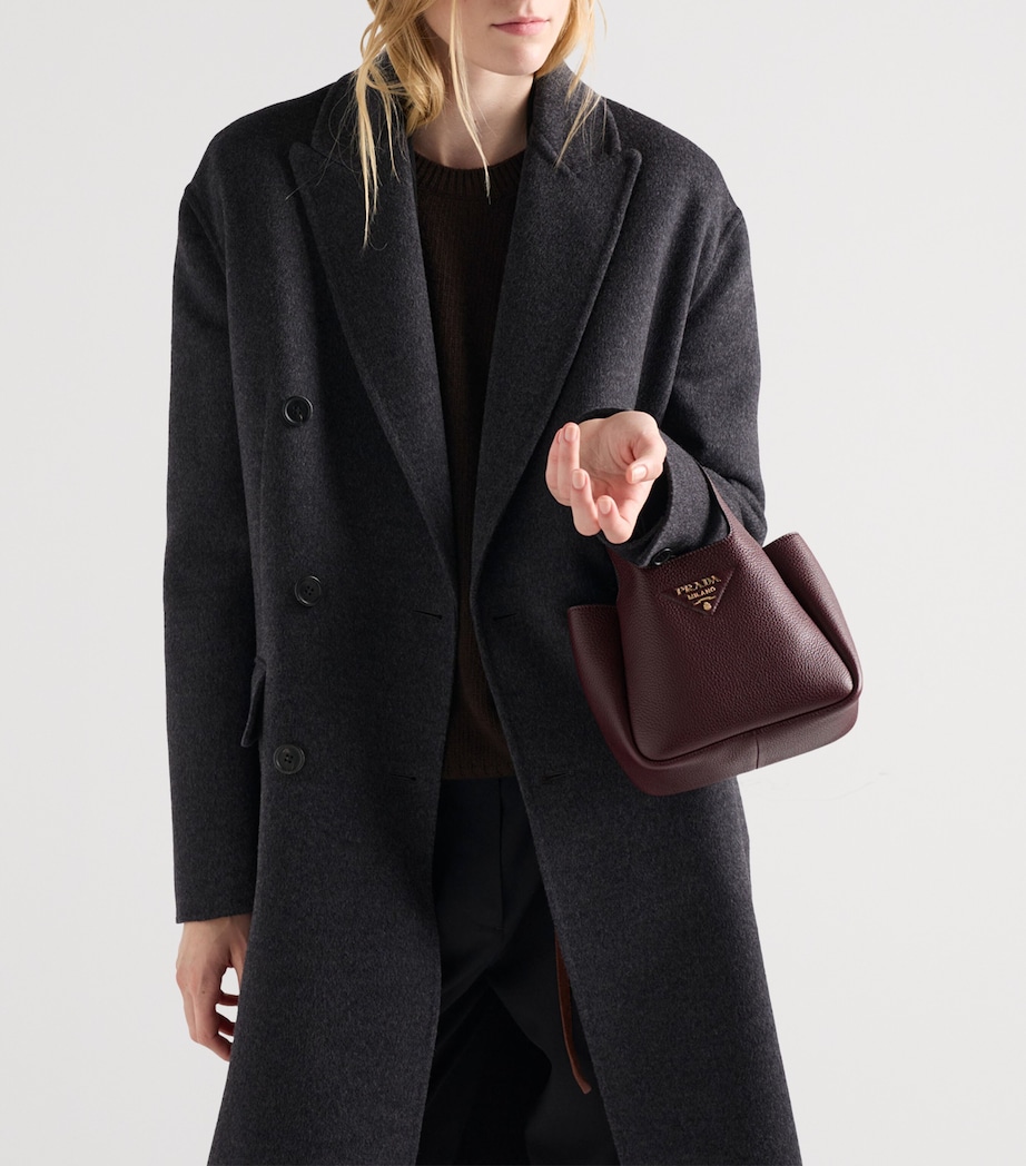 Small Leather Cross-Body Bag F04Q5 Image 2