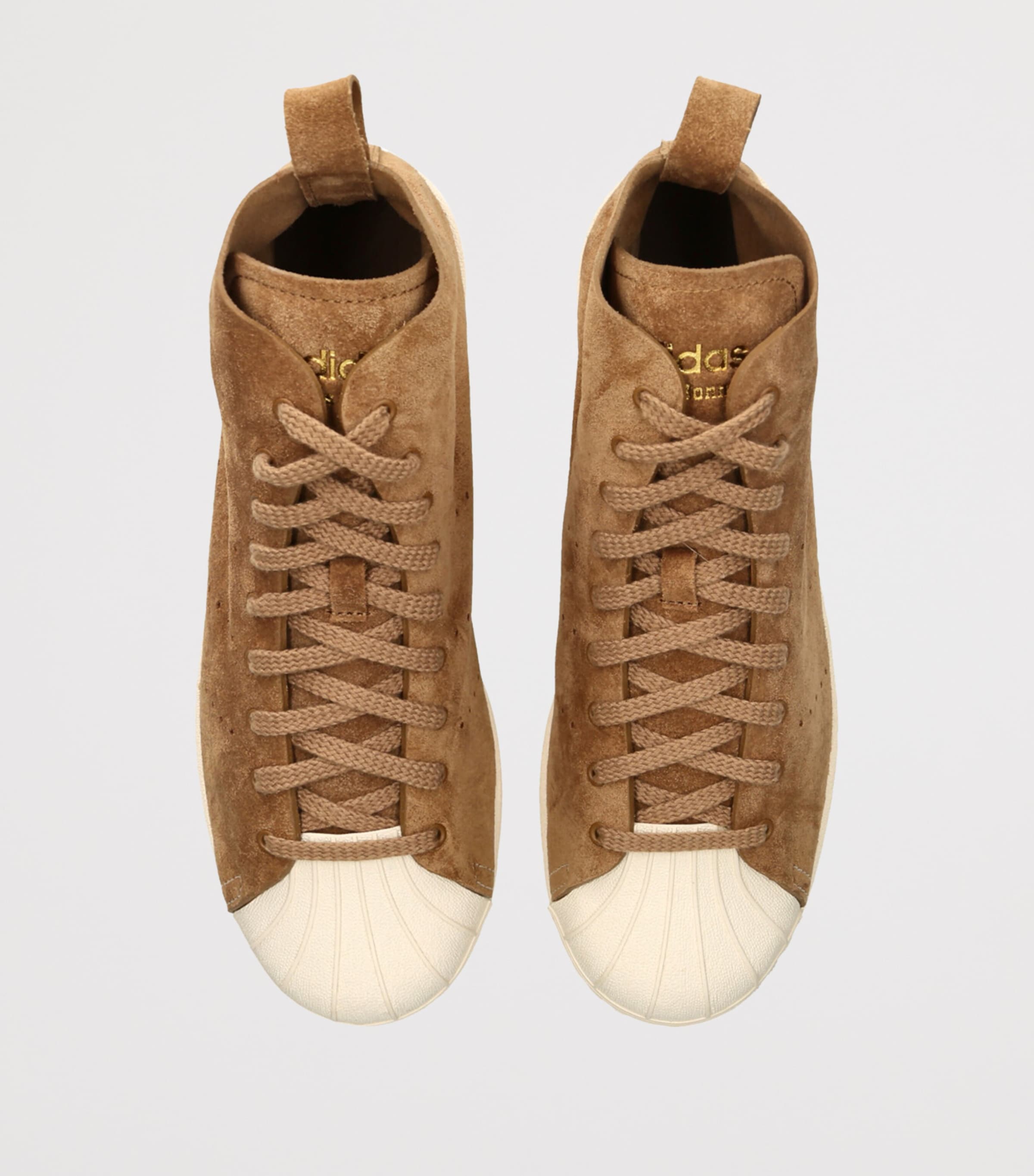 adidas x Wales Bonner Suede Superstar Hi Sneakers | Harrods US
