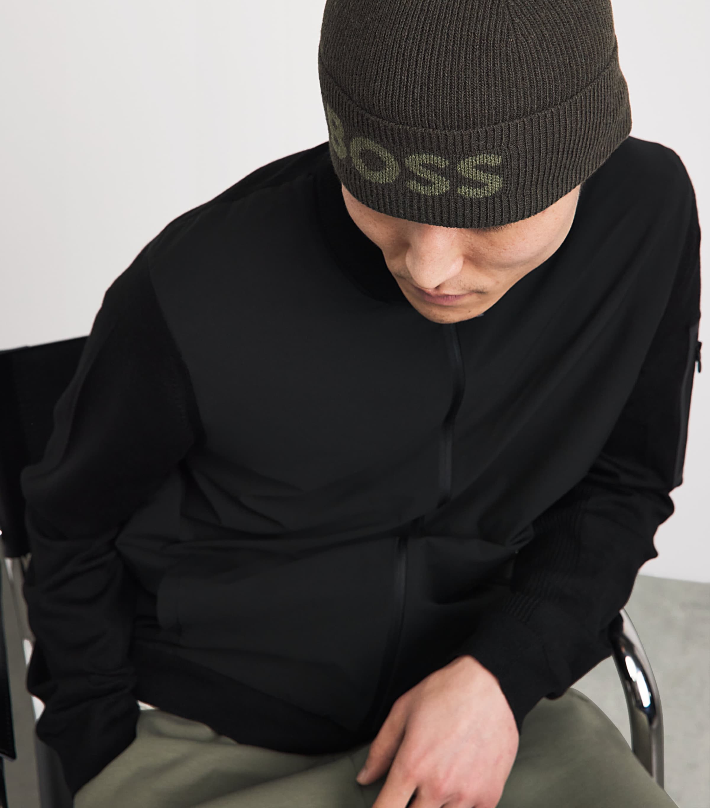 Elios Logo Beanie 342OPEN GREEN Image 2