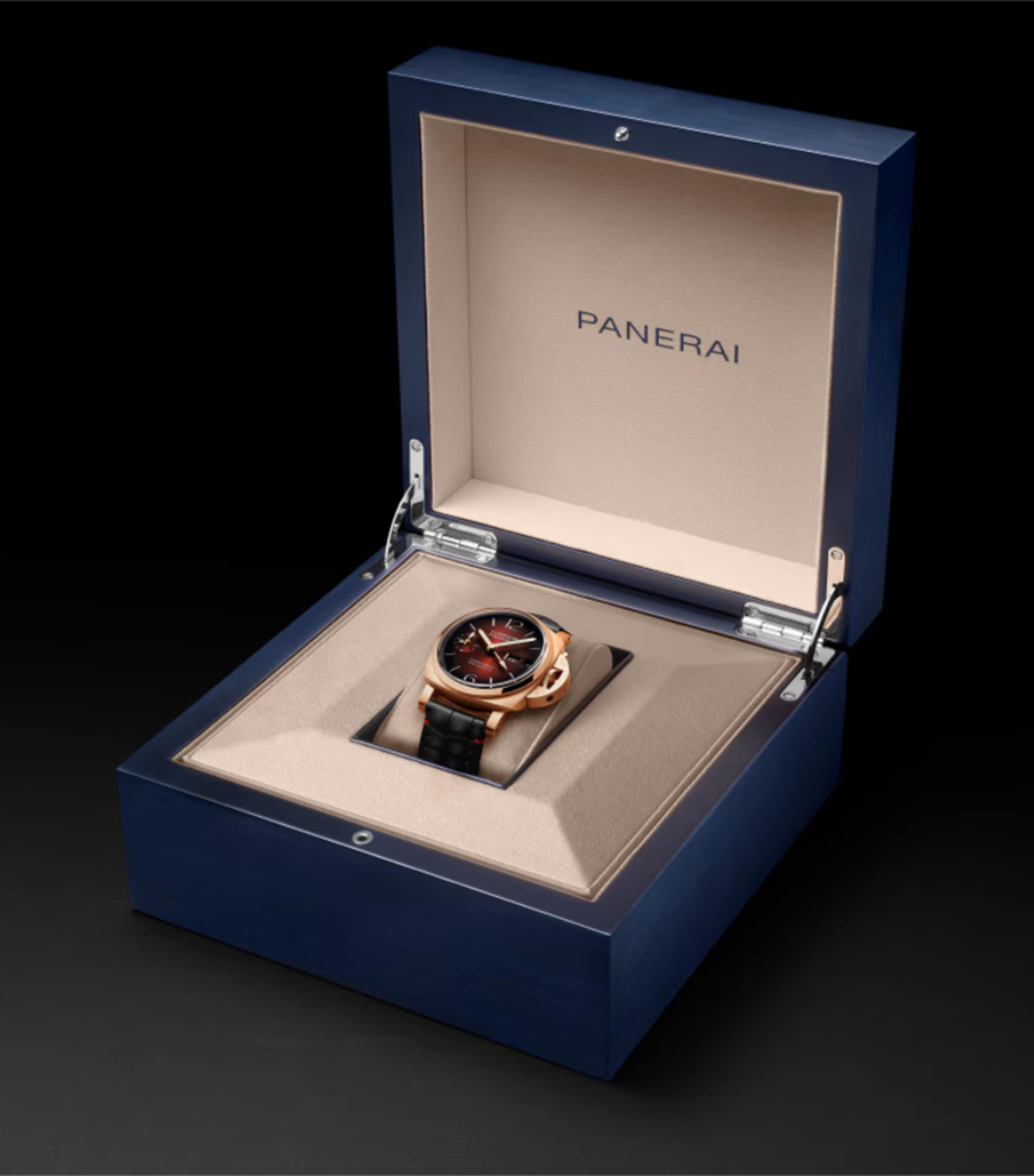 Panerai Goldtech Luminor Perpetual Calendar Watch 44mm Red Image 5