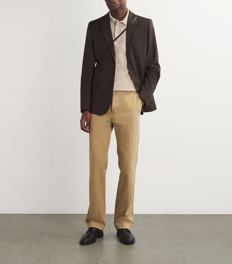 Cashmere Polo Shirt DARK MEDIUM DYED Image 2