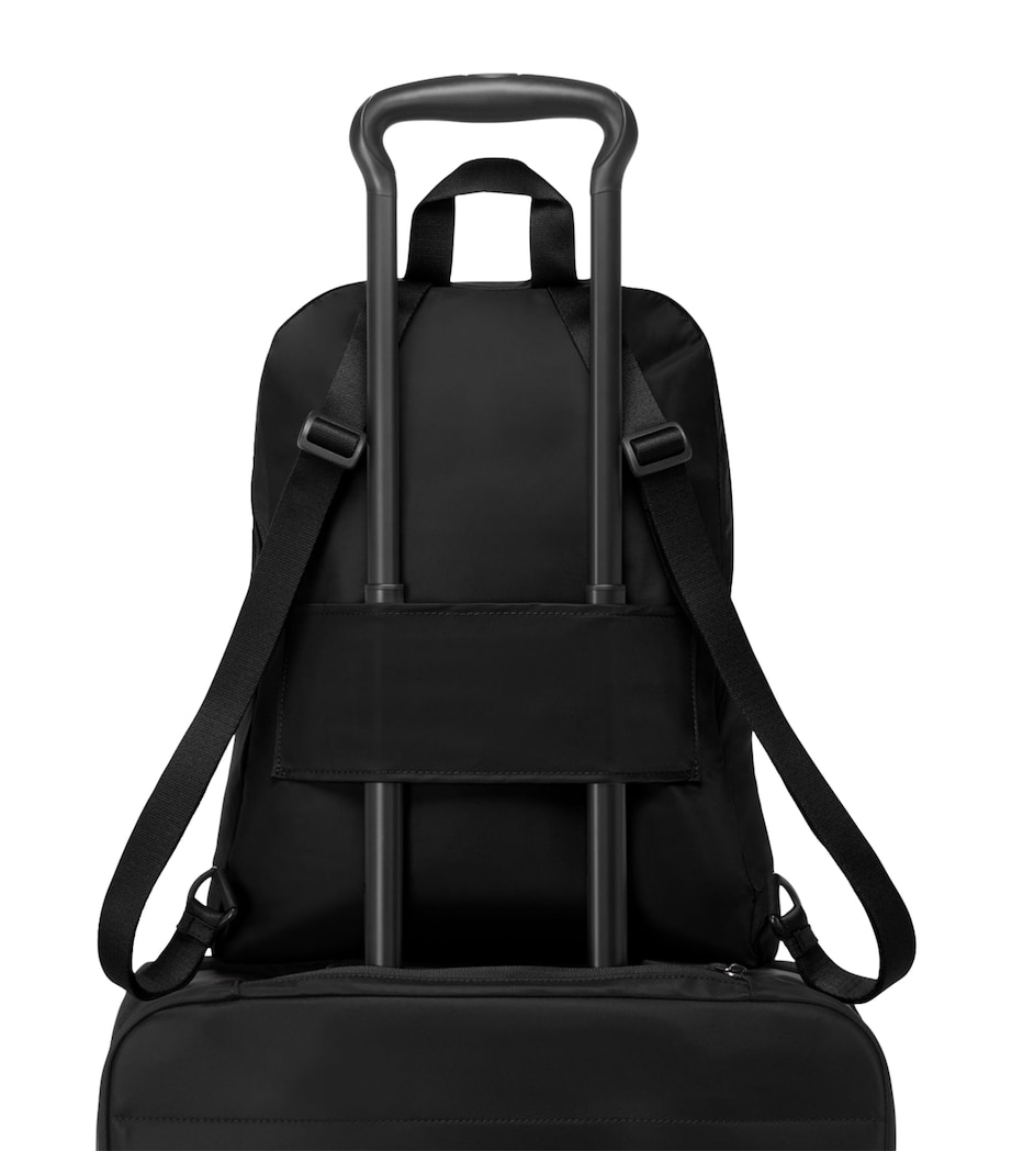 Nylon Voyageur Just In Case Foldable Bag BLACK GUNMETAL T522 Image 5