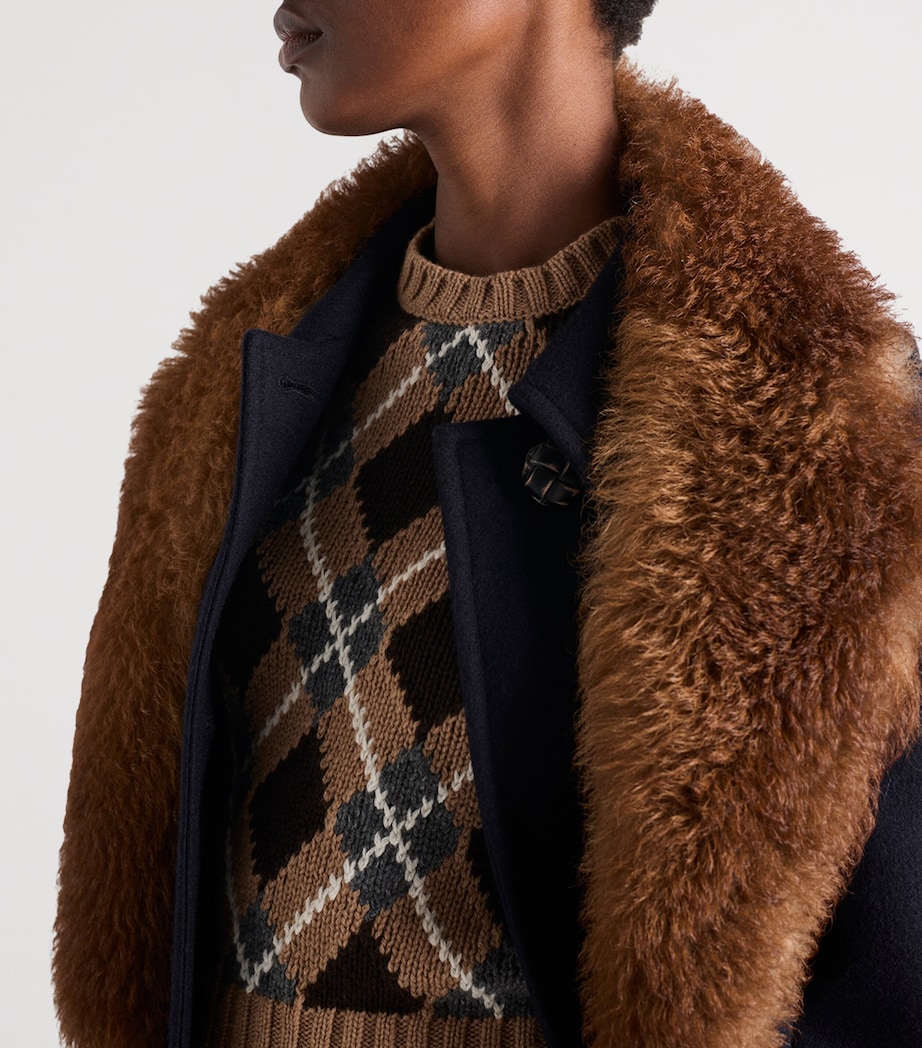 Cashmere Argyle Sweater F0040 Image 3