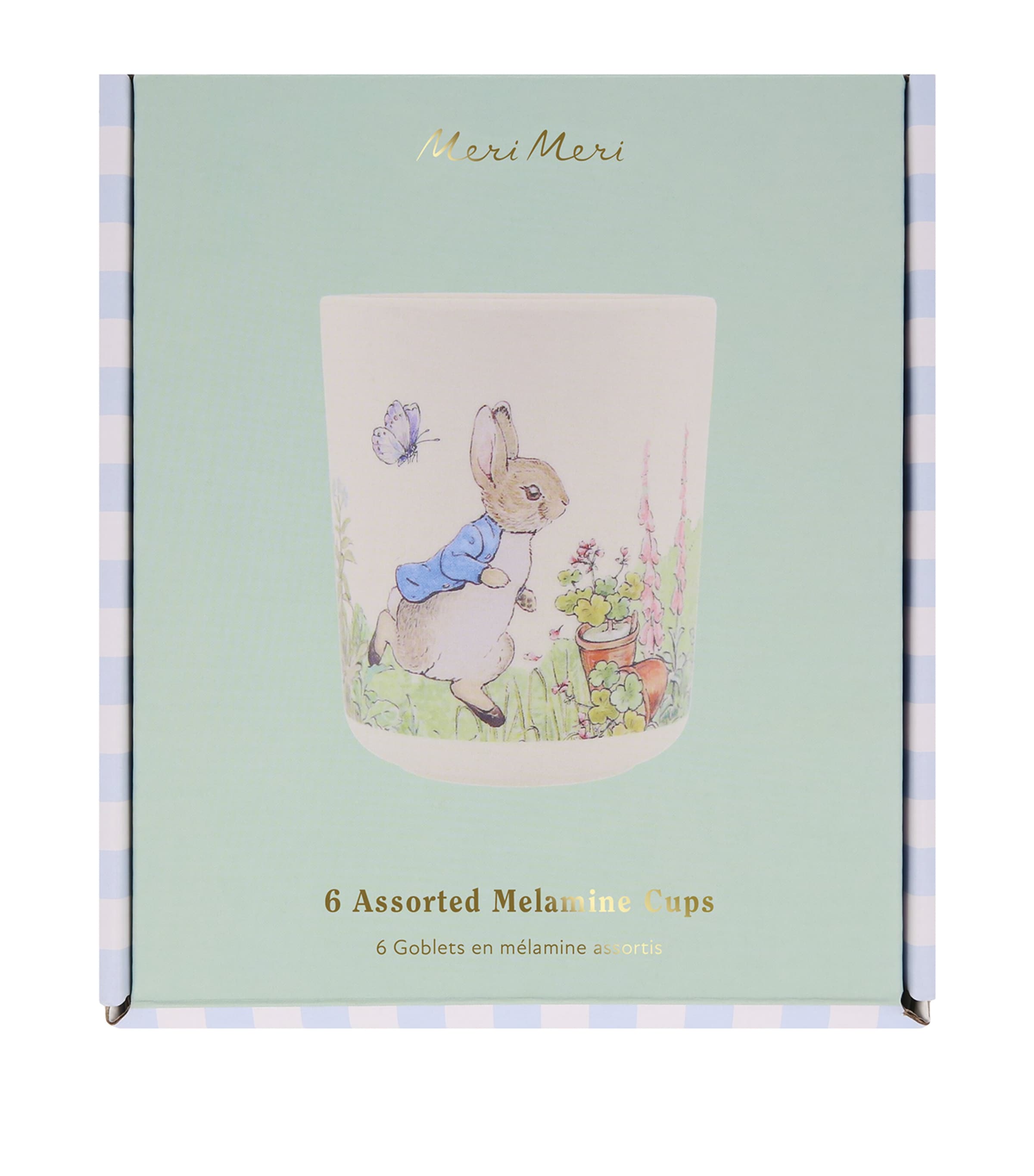 Set of 6 Melamine Peter Rabbit Cups (220ml) MULTI Image 8