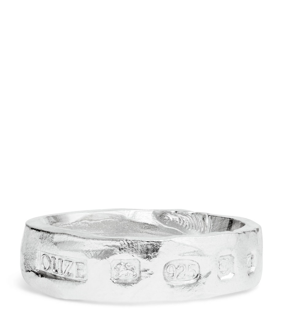 THE OUZE Sterling Silver Hallmark Ring Silver Image 1