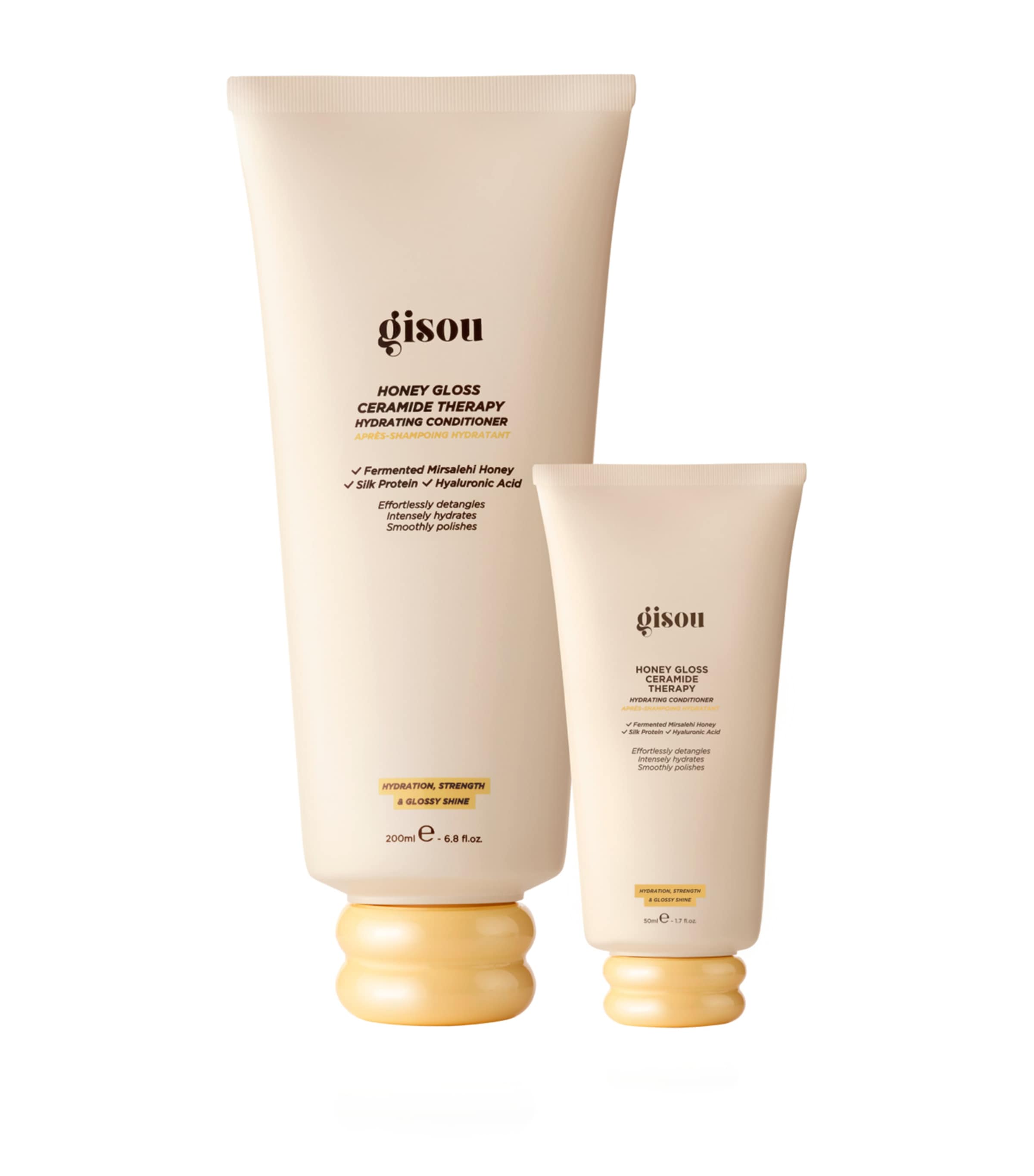 Honey Gloss Ceramide Therapy Hydrating Conditioner (50ml) NO COLOUR Image 3