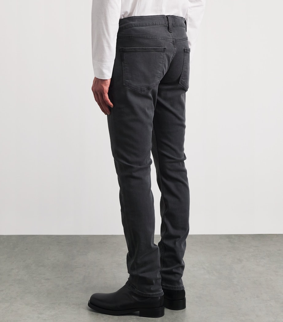 PAIGE Mens Lennox Slim Jeans Sheldon Grey Image 5