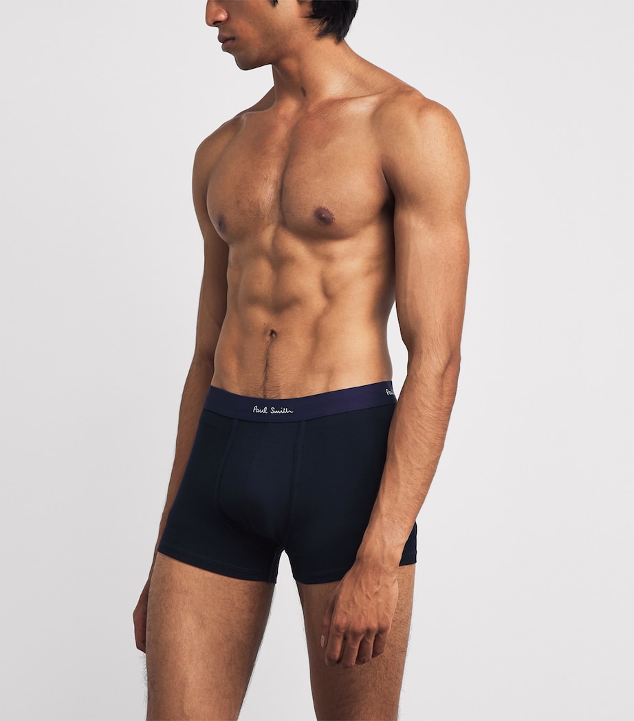 Paul Smith Mens Stretch-Organic Cotton Trunks (Pack of 3) Plate Image 2
