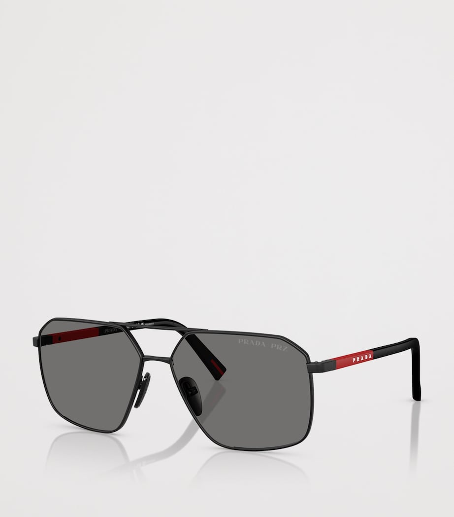 Prada Linea Rossa Metal A50S Aviator Sunglasses Image 2