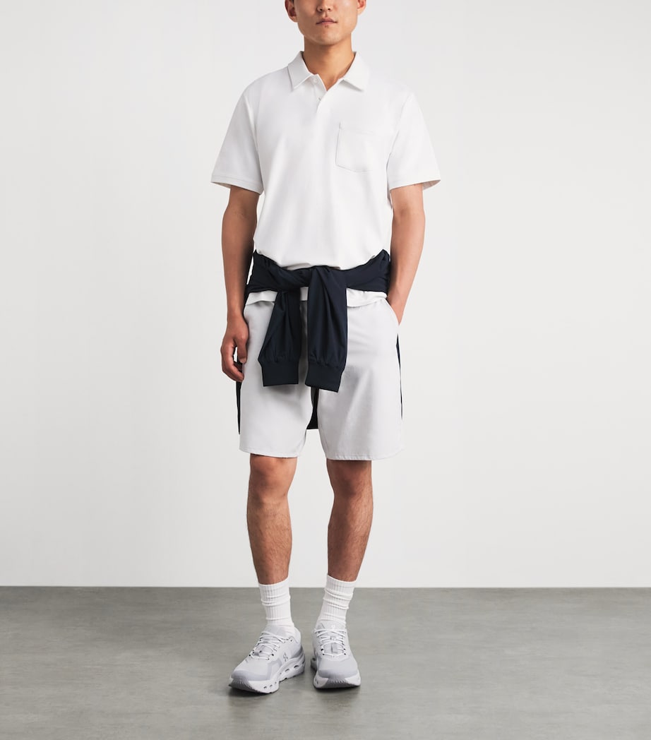 VUORI Mens Ponto Performance Polo Shirt Wht White Image 2