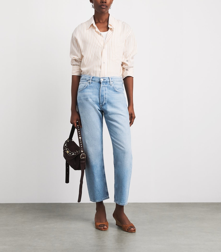 Citizens of Humanity Womens Winslow Low-Rise Boyfriend Jeans Rtual Ritual Image 2