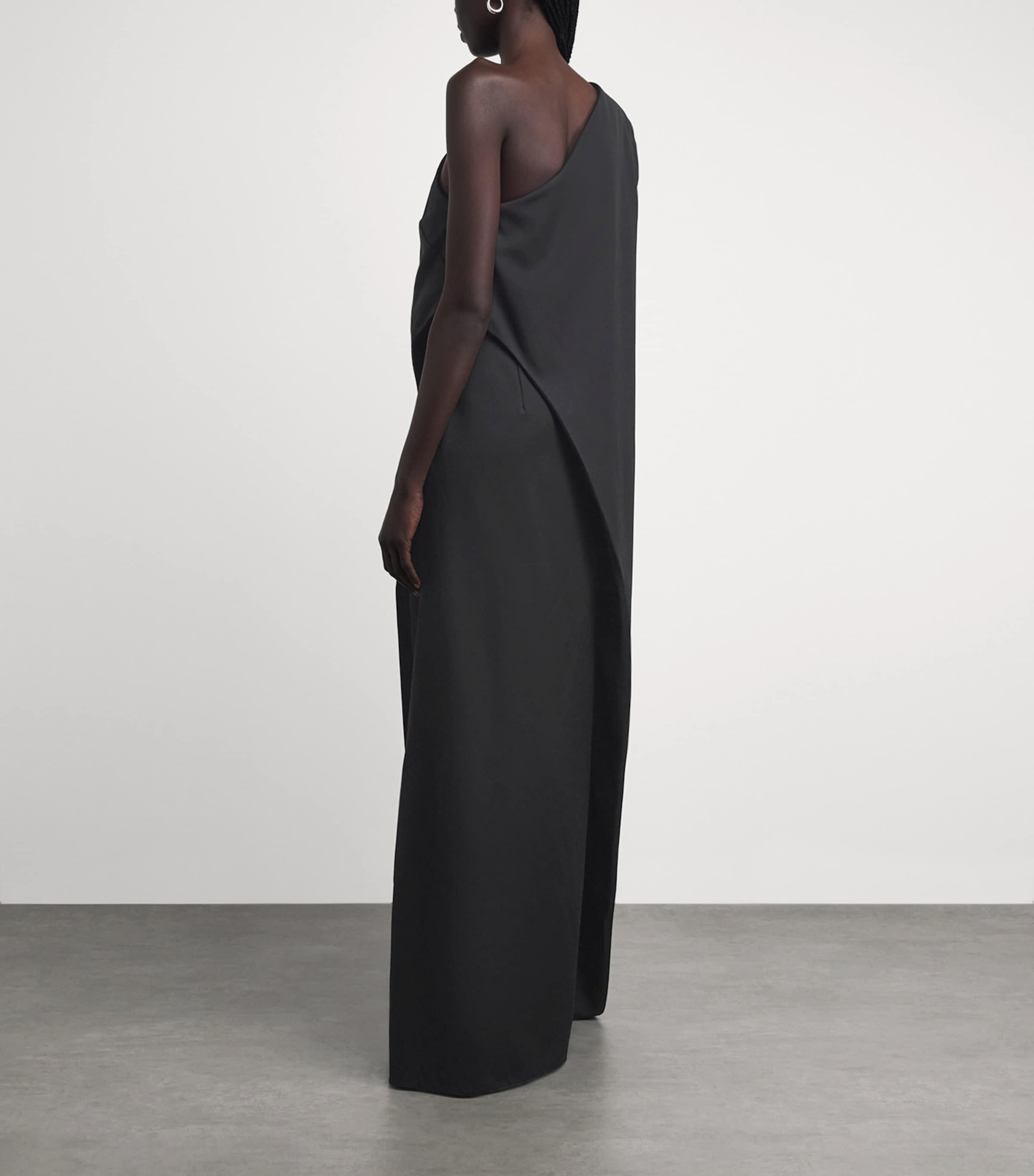 camilla one shoulder maxi dress CAMILLA | Gathered Jersey One Shoulder Dress Saints AND Sisters, XXL Brown | Saints AND SISTERS