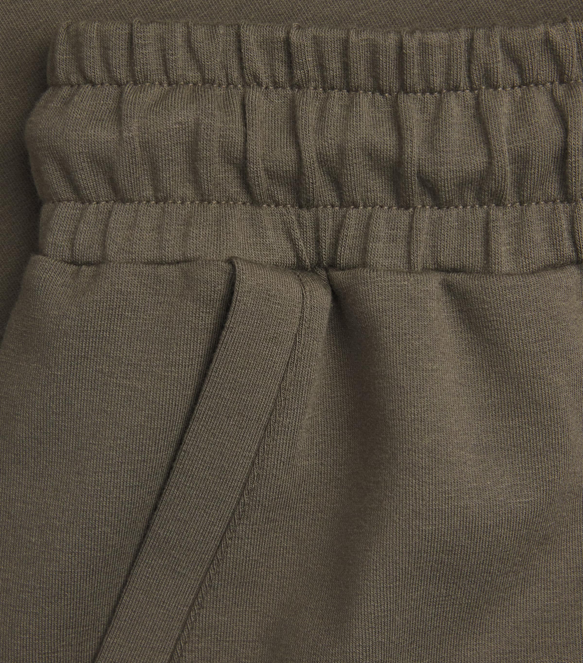 Zimmerli Mens Modal-Cotton Summer Lounge Shorts Walnut Tree Image 6