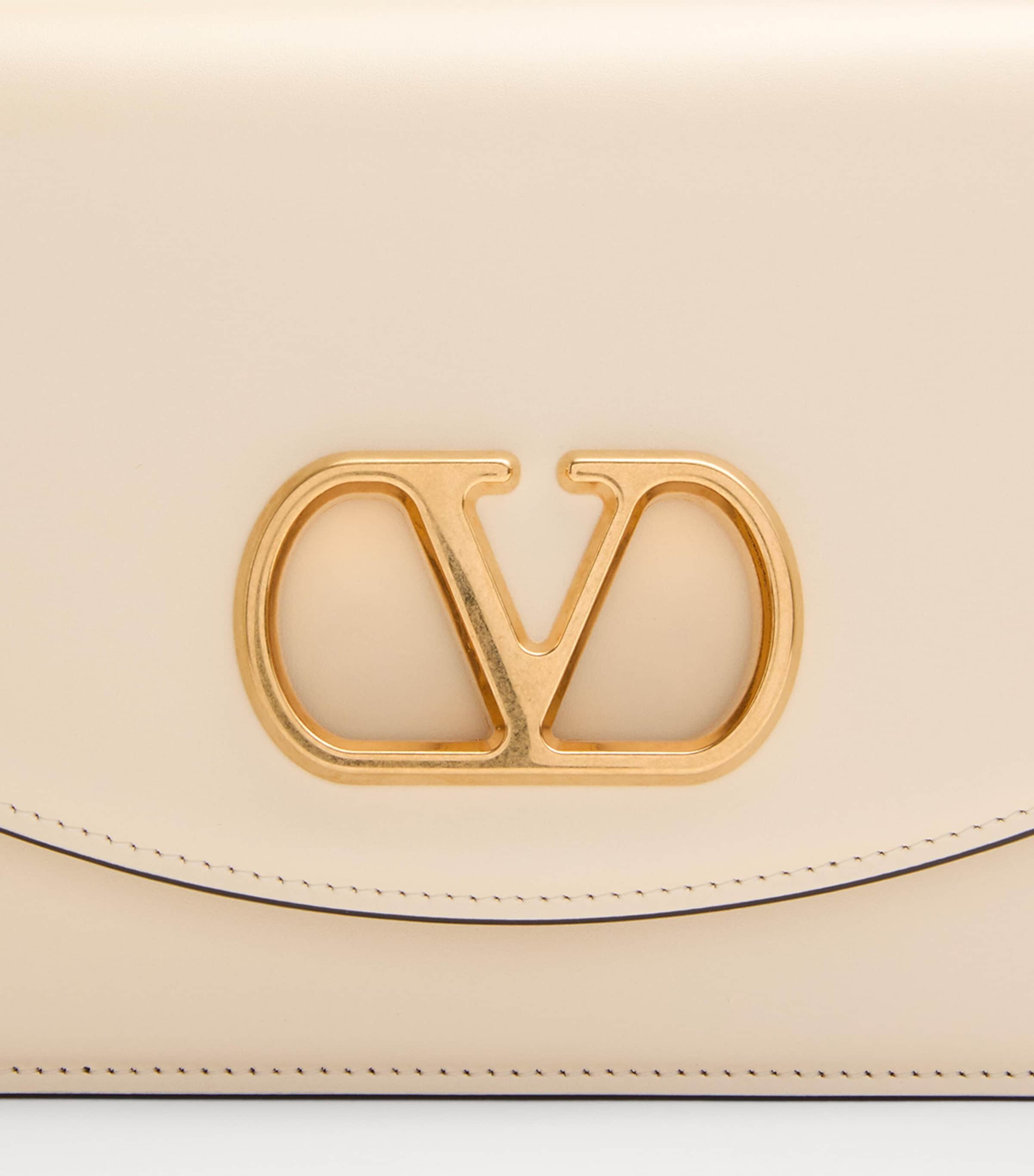 Small Leather Vain Shoulder Bag REN Image 3