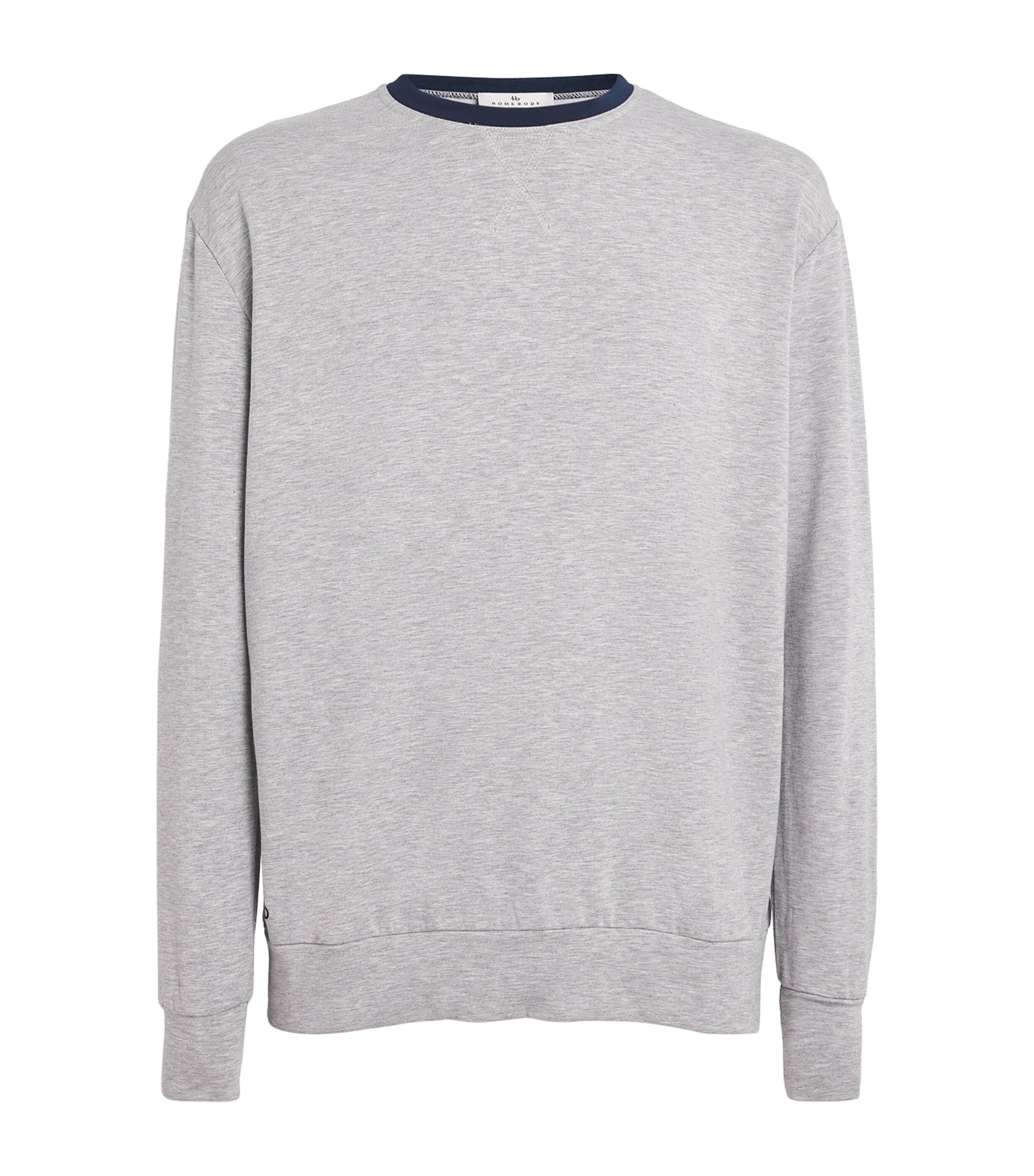 Homebody Jersey Snuggle Cruise Sweatshirt In Grey