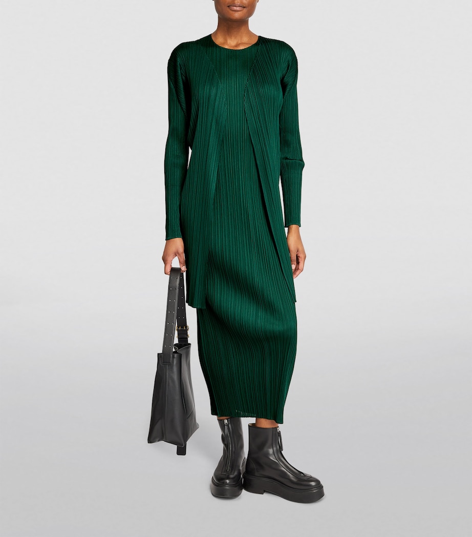 Pleats Please Issey Miyake Womens Long-Sleeve Colourful Basics T-Shirt Image 2