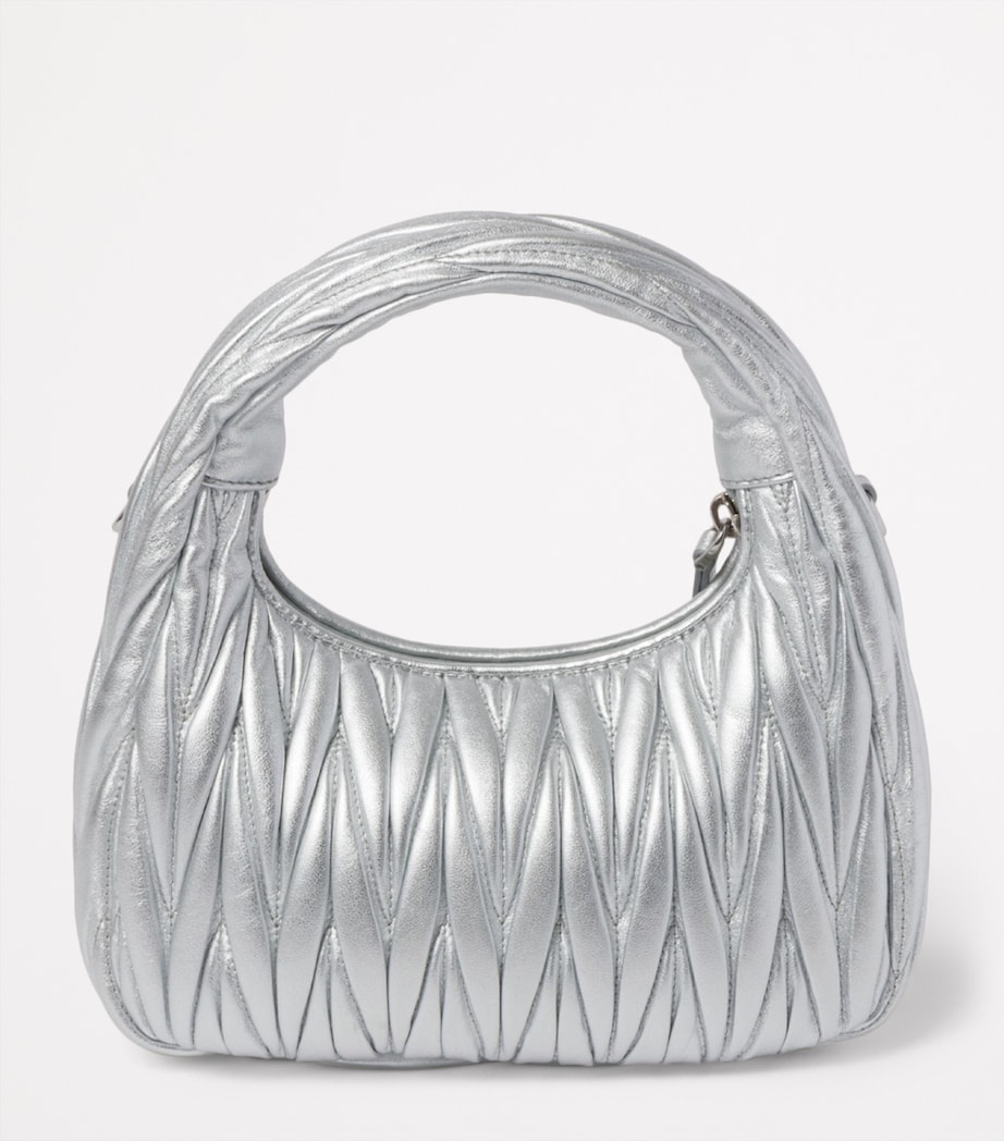 Matelassé Leather Wander Top-Handle Bag F0118 Image 3