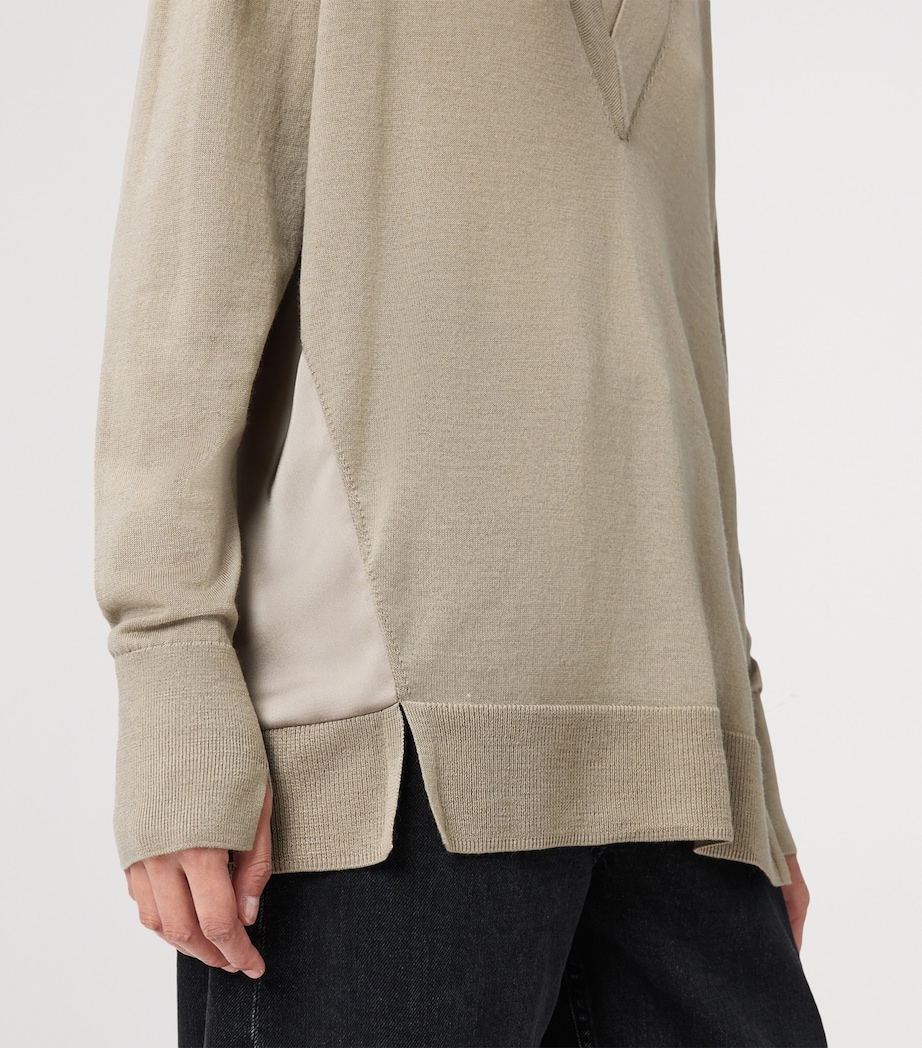 Wool Bern Sweater TAUPE GREY Image 7