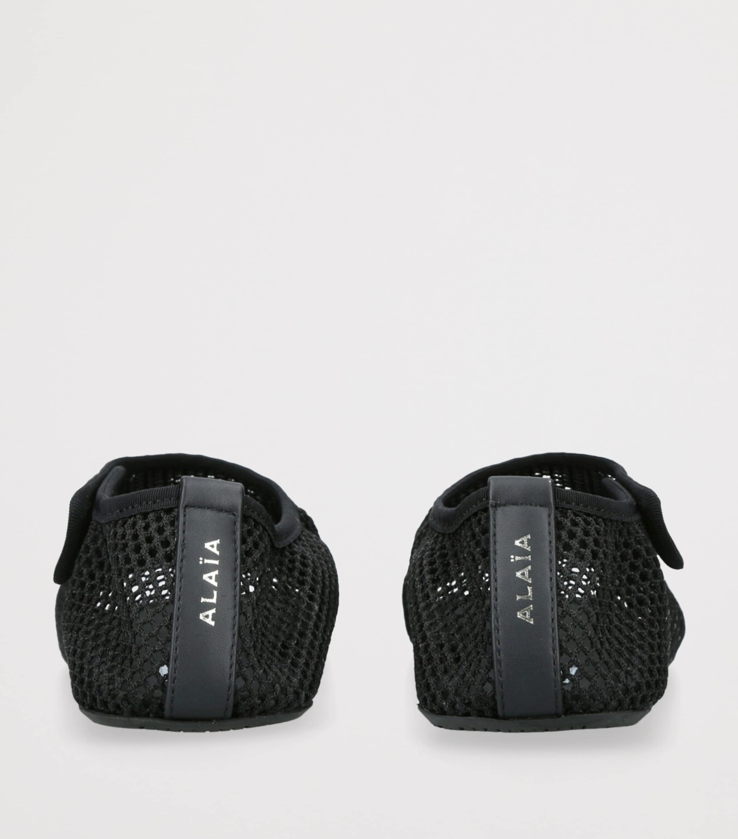 Mesh Ballet Flats BLACK Image 2
