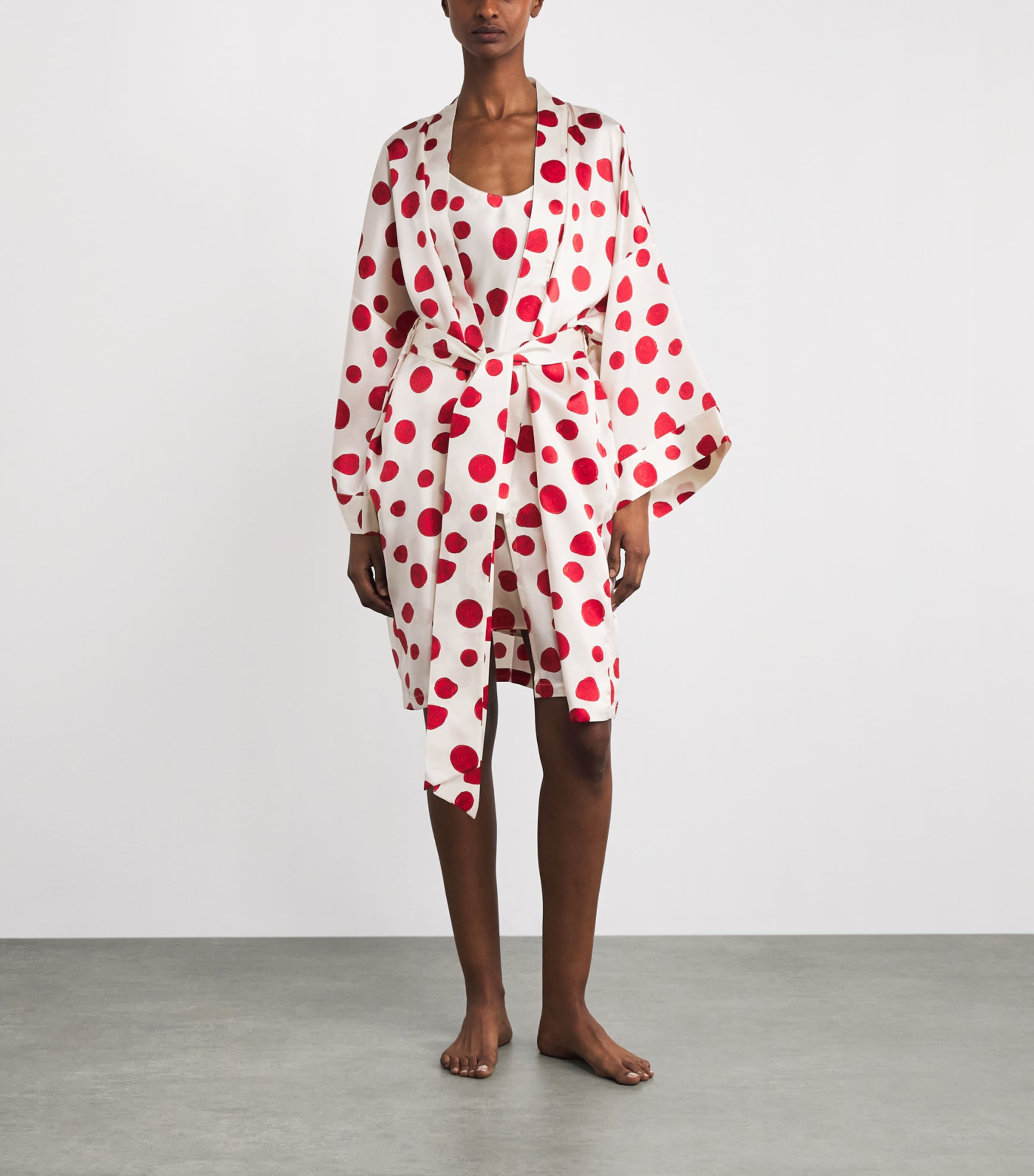 Silk Mimi Short Robe SONNET Image 2