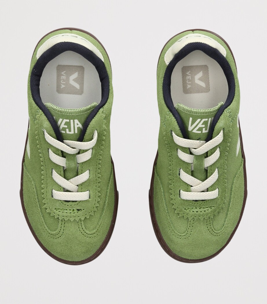 Suede Volley Sneakers GREEN Image 4