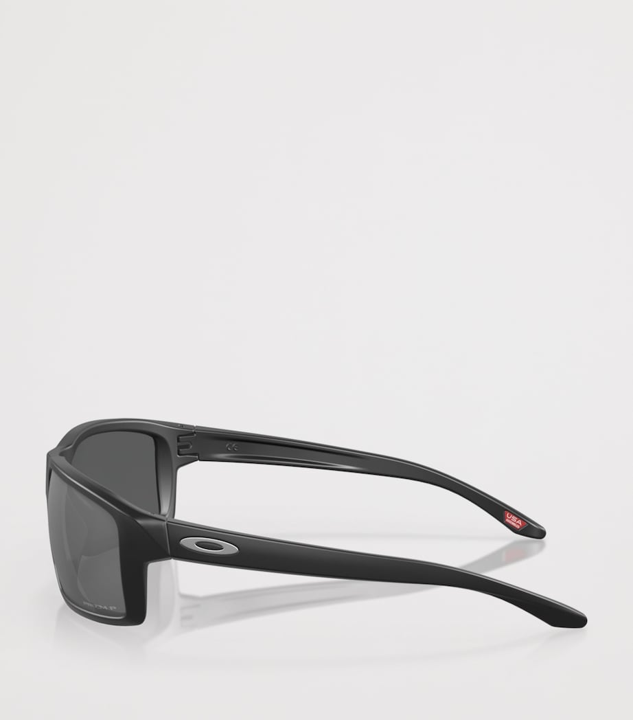 Oakley Gibston Rectangle Sunglasses Black Image 3