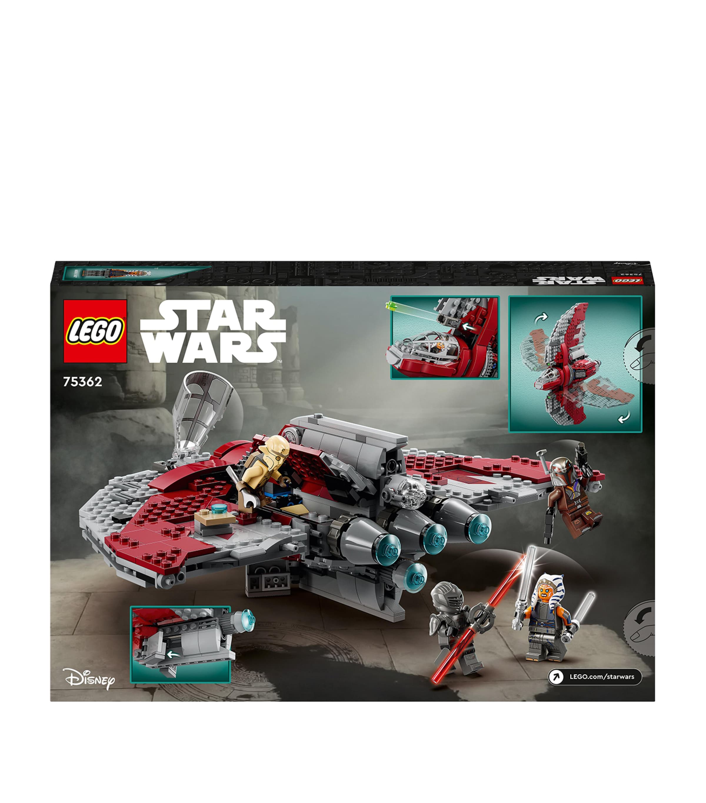 Lego Star Wars Ahsoka Tano's T-6 Jedi Shuttle 75362 Image 3