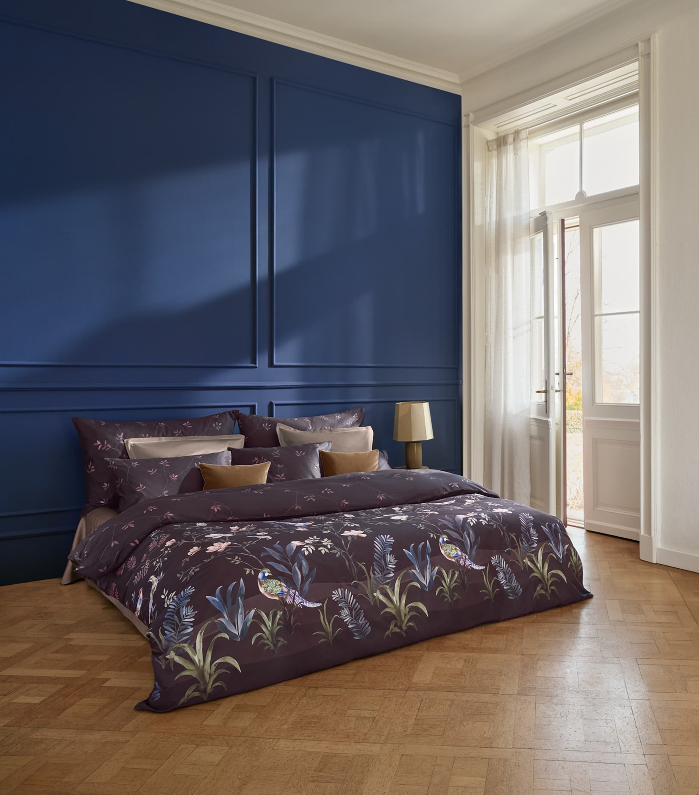 Schlossberg Gaia King Duvet Cover (230cm x 220cm) Aubergine Image 2