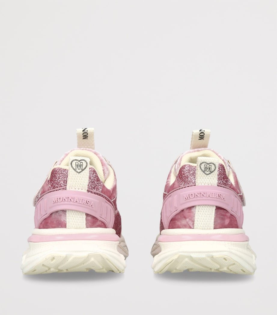 Leather Charm Sneakers PINK Image 2