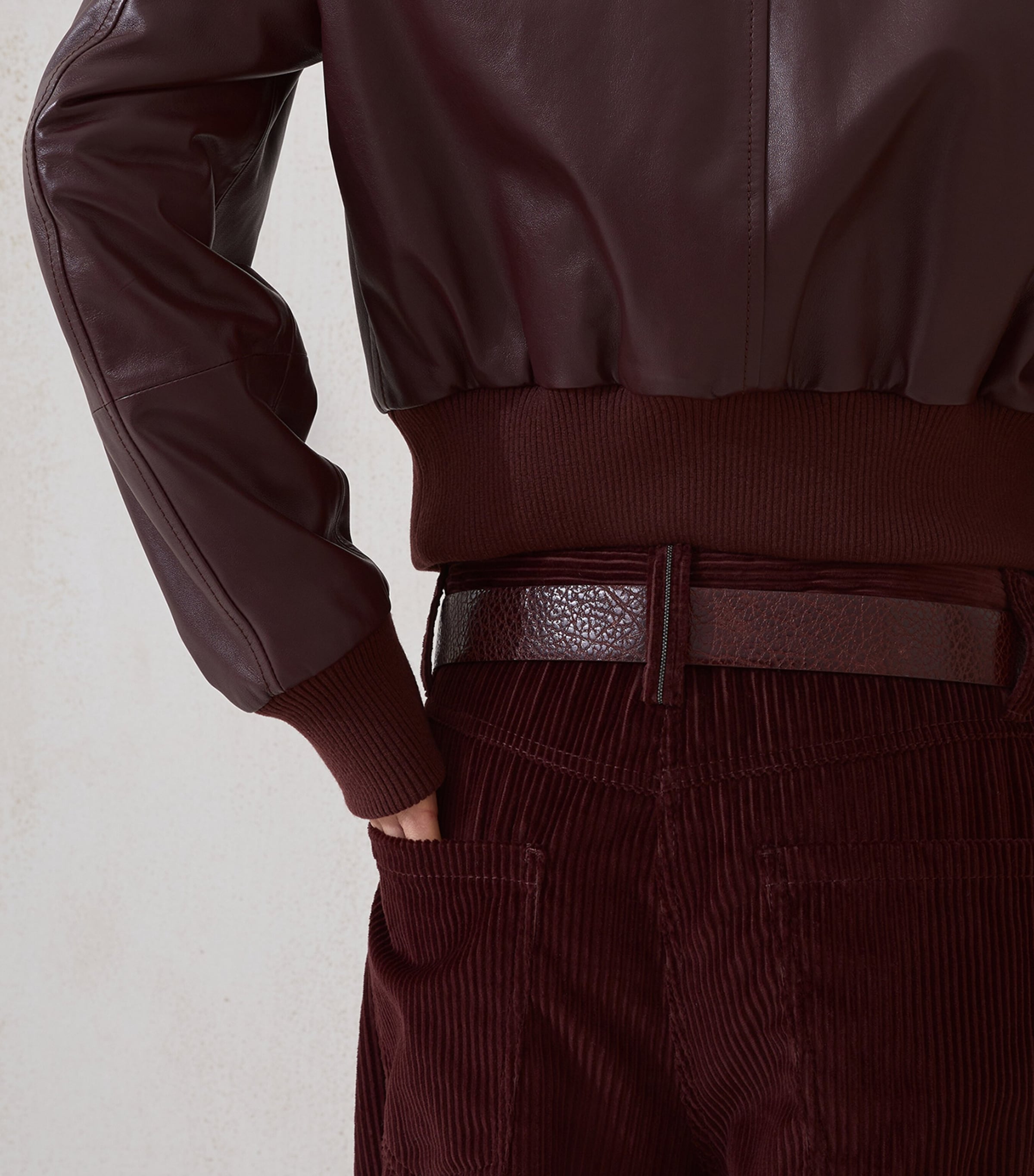 Corduroy Baggy Trousers C4243 Image 5