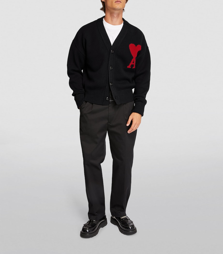 Ami de Coeur Cardigan BLACK/RED/009 Image 2