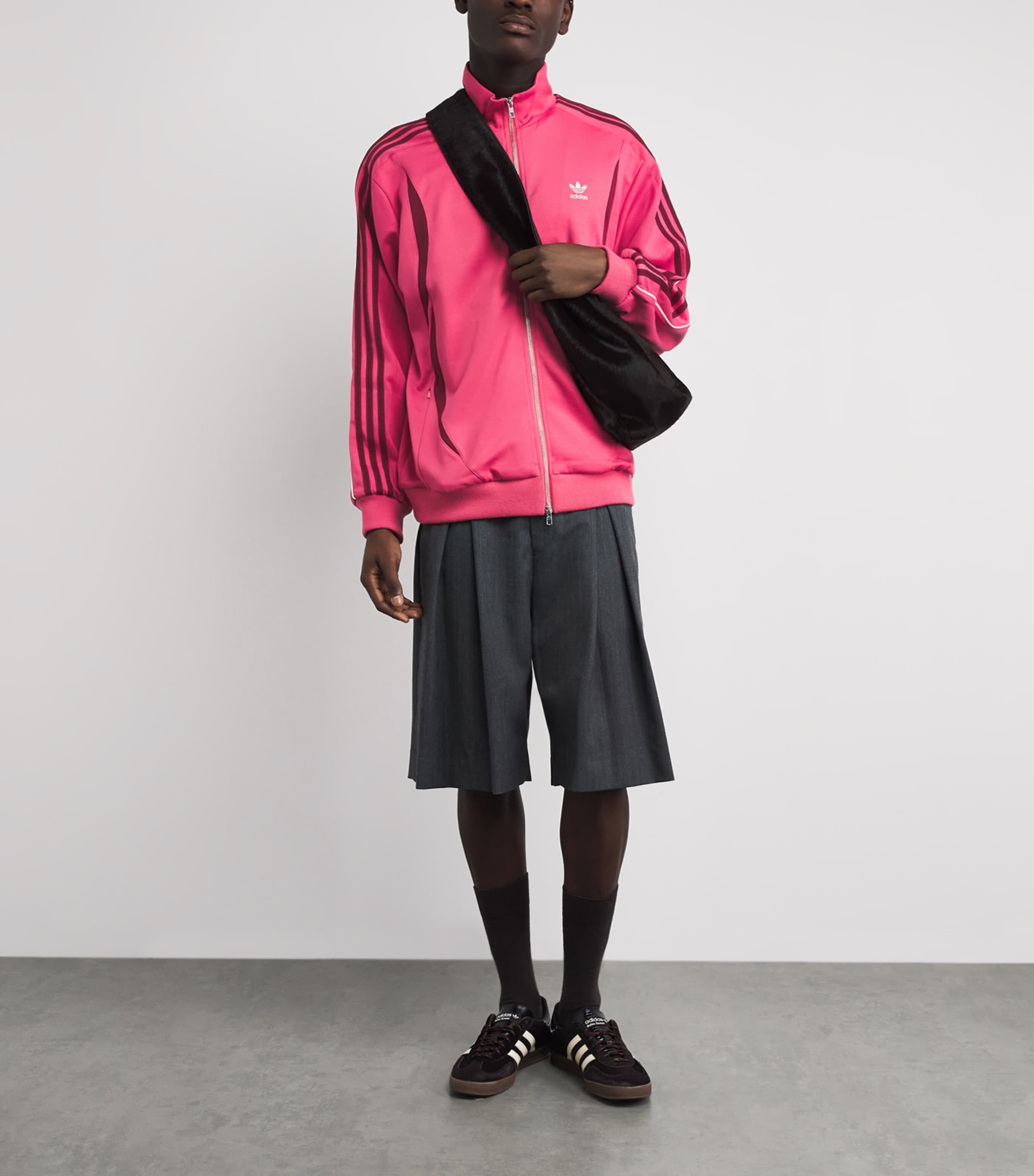 adidas Mens x Wales Bonner Track Jacket Crapnk Image 2