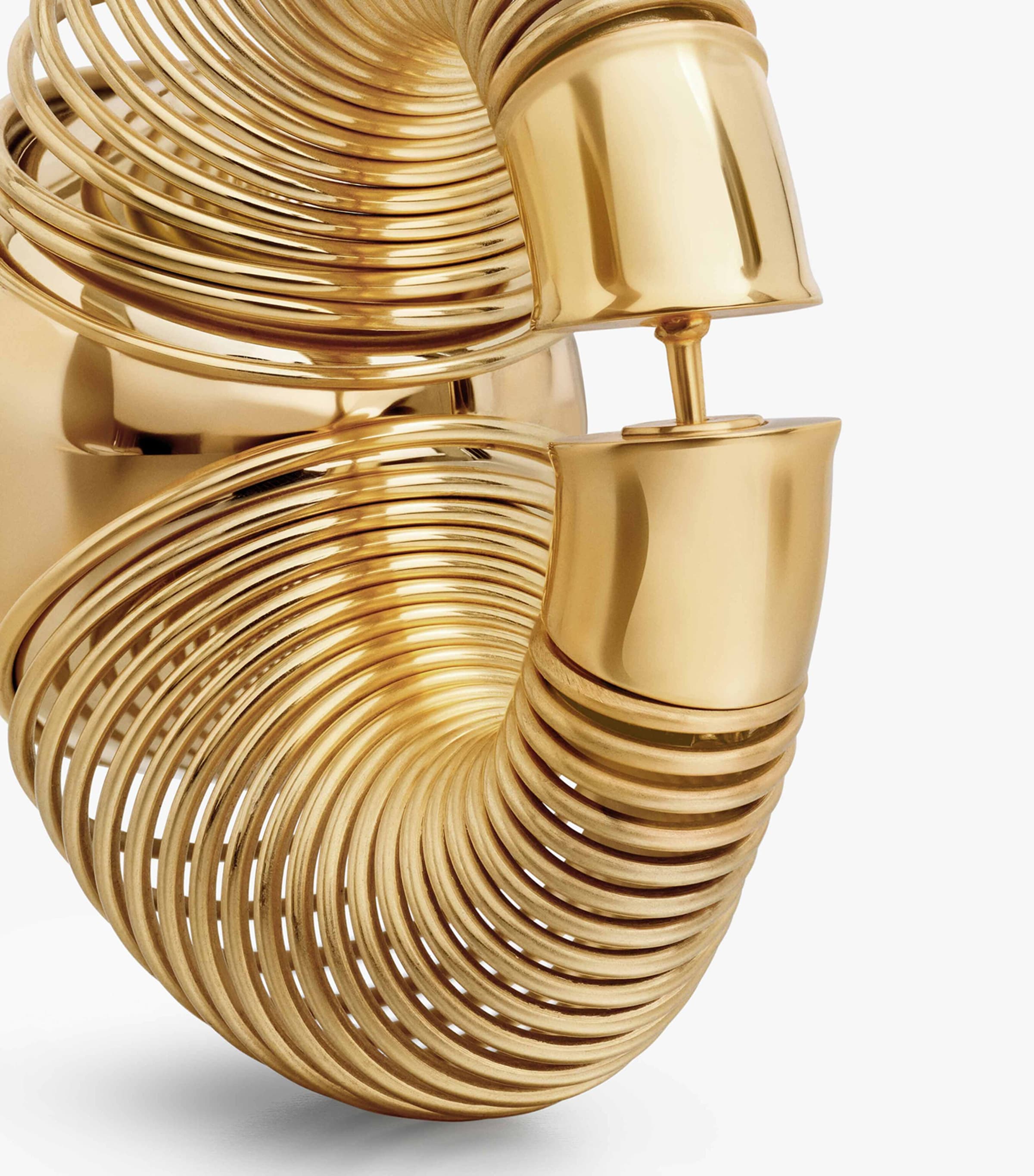 Spiral Hoop Earrings OR Image 3