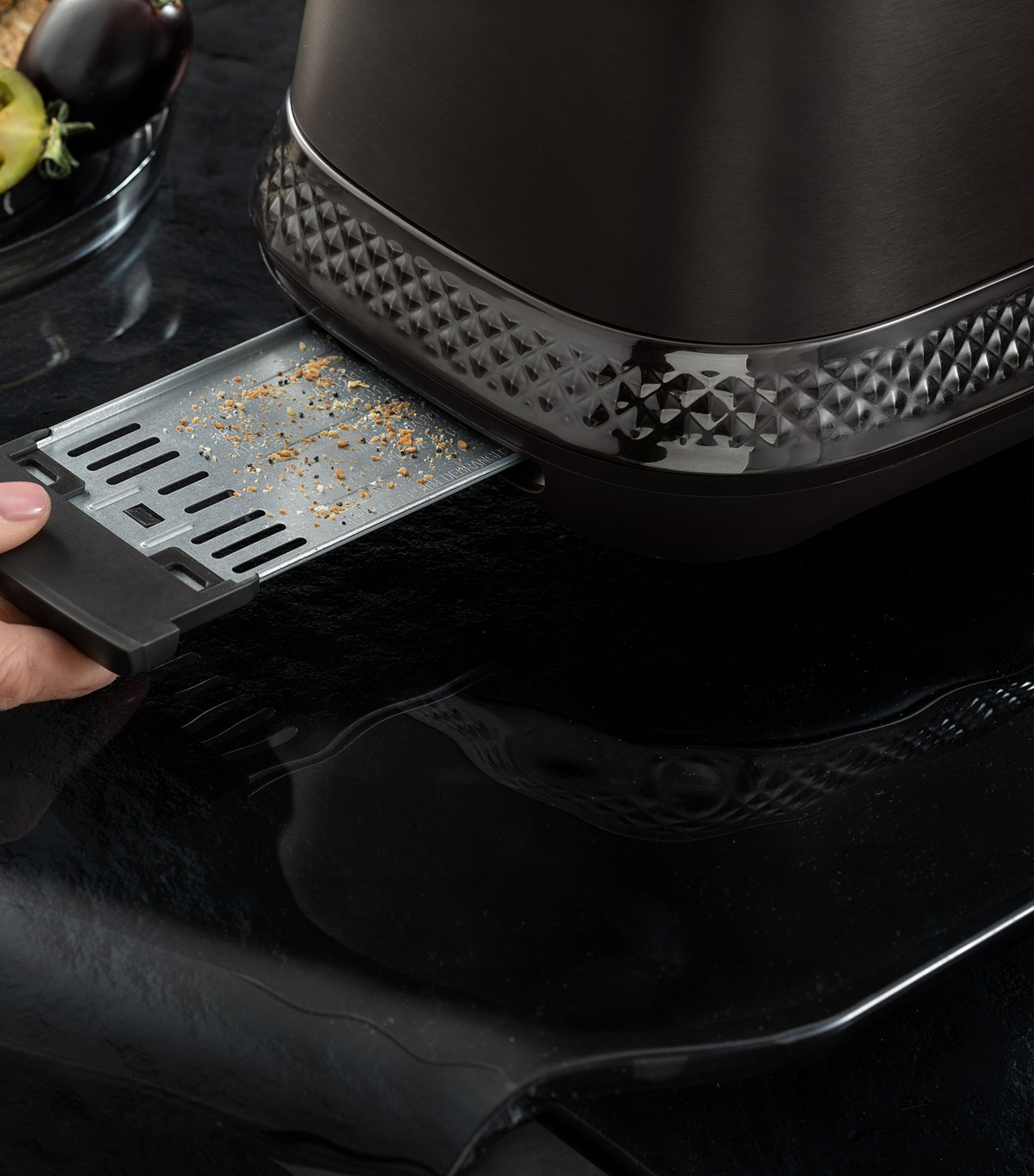 Stainless Steel Diadema Toaster BLACK Image 5