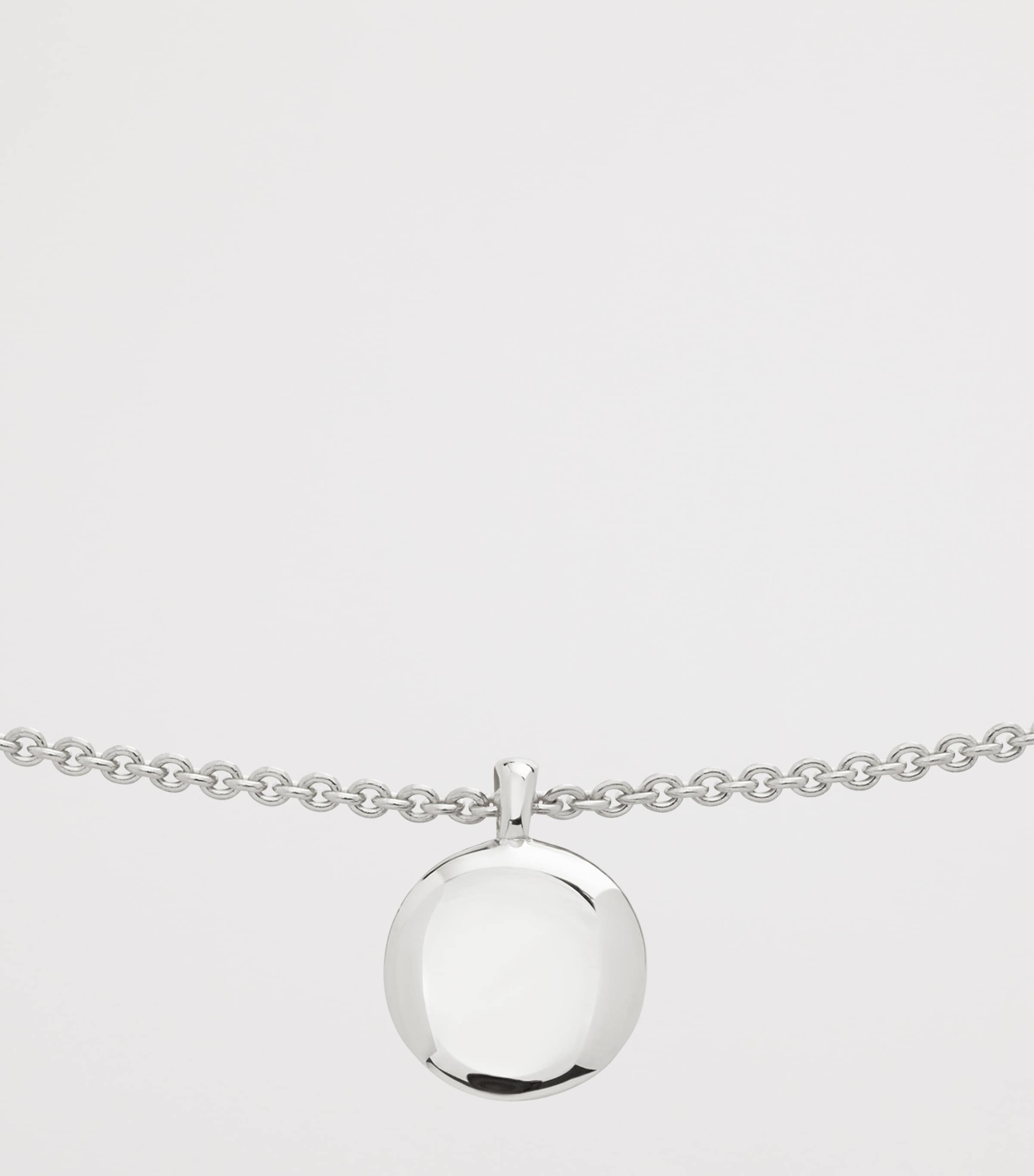 Monica Vinader Sterling Silver and Ruby July Birthstone Necklace — photo 4
