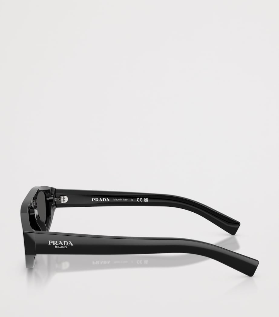 Prada PR C02S Irregular Sunglasses Black Image 3