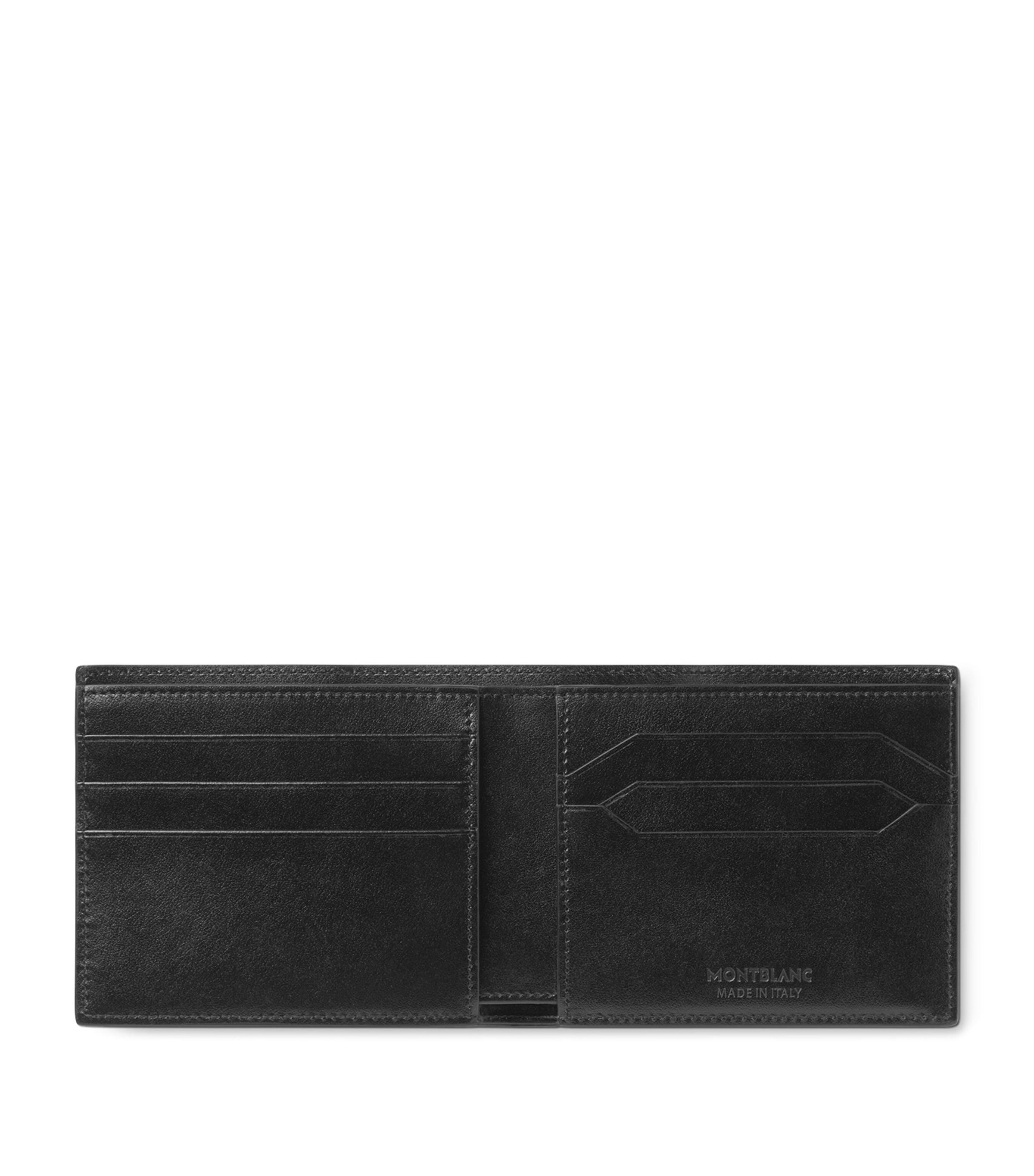 Leather Meisterstück 6cc Wallet BLACK Image 4