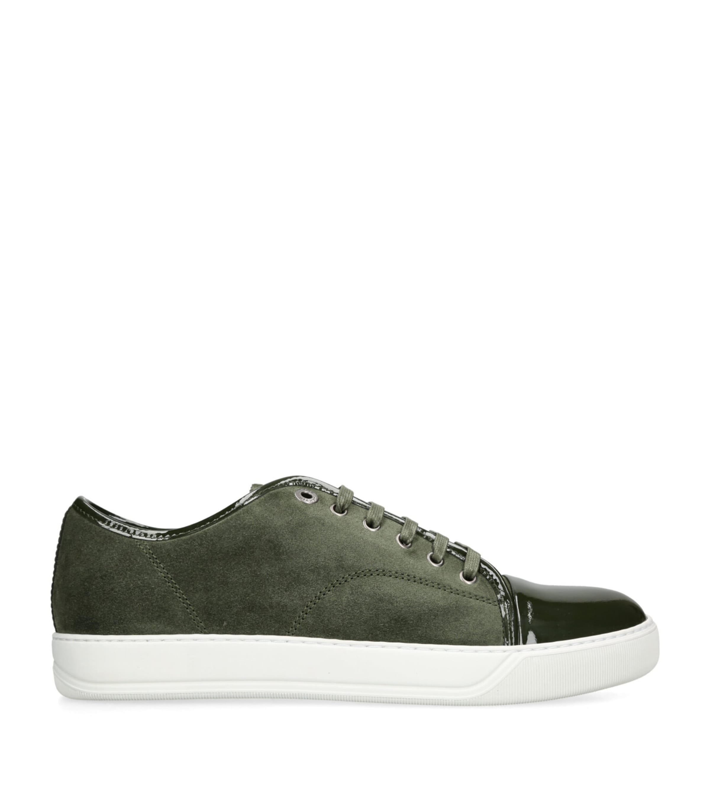 LANVIN LEATHER-SUEDE DBB1 SNEAKERS 