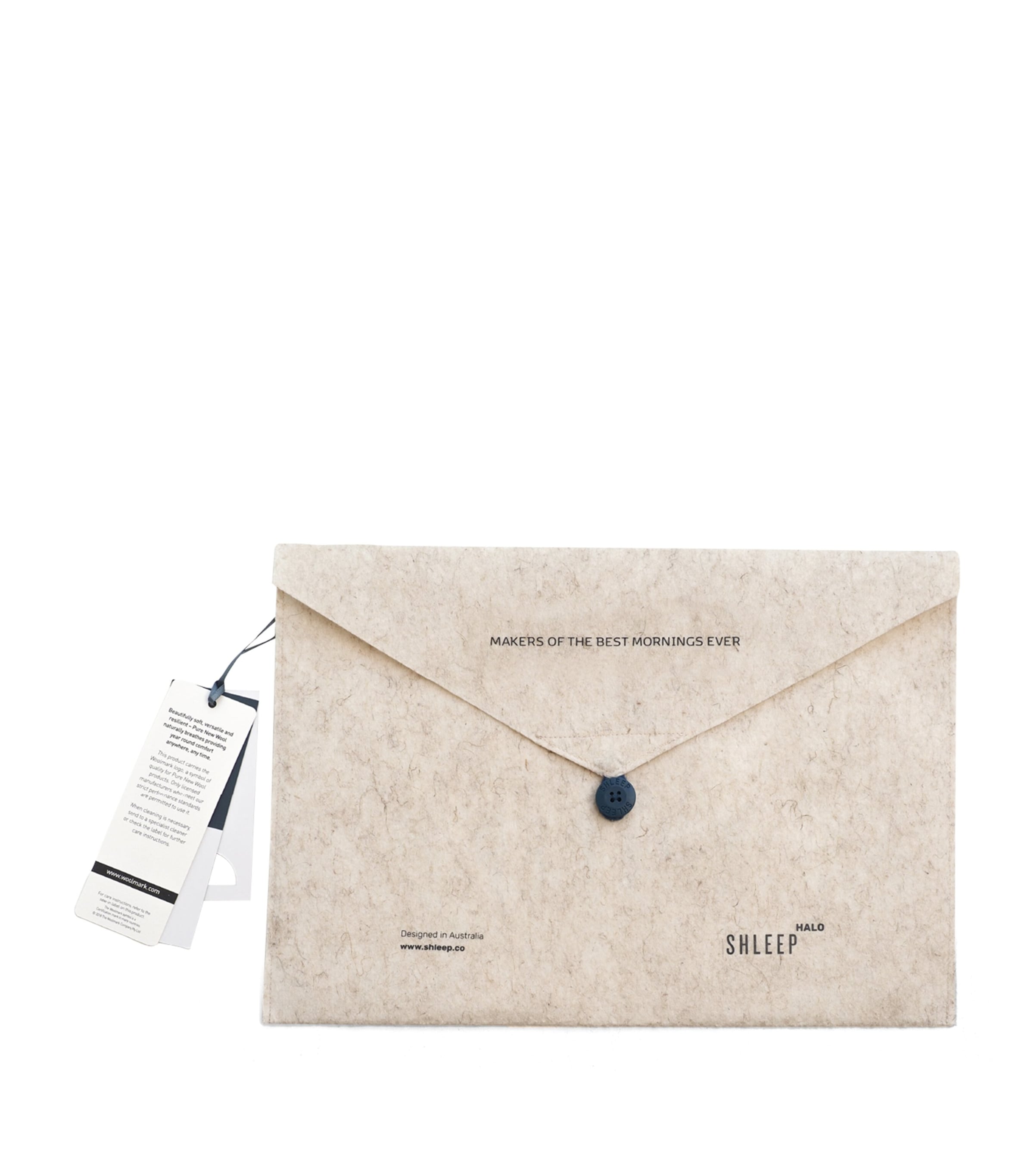 Merino Jersey Pillowcase Pair (50cm x 75cm) IVORY TUSK Image 3