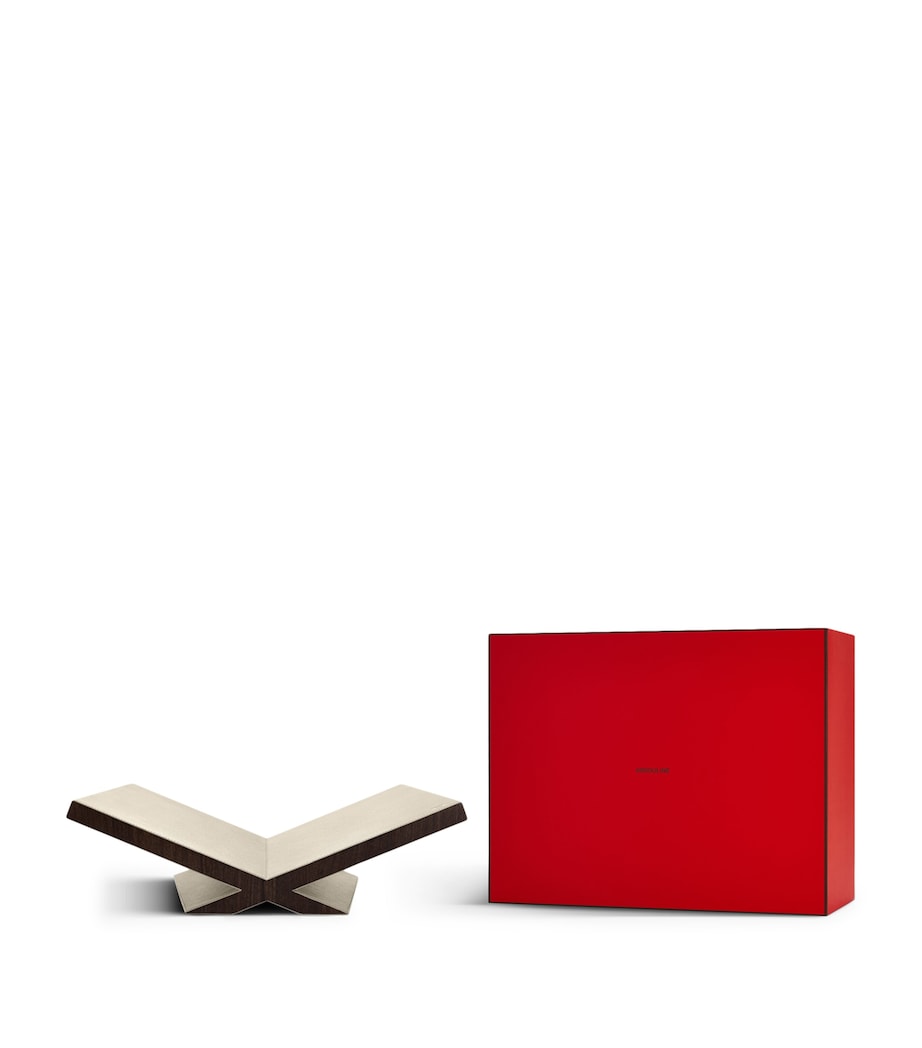 Walnut-Leather Ultimate Culture Bookstand STONE Image 3