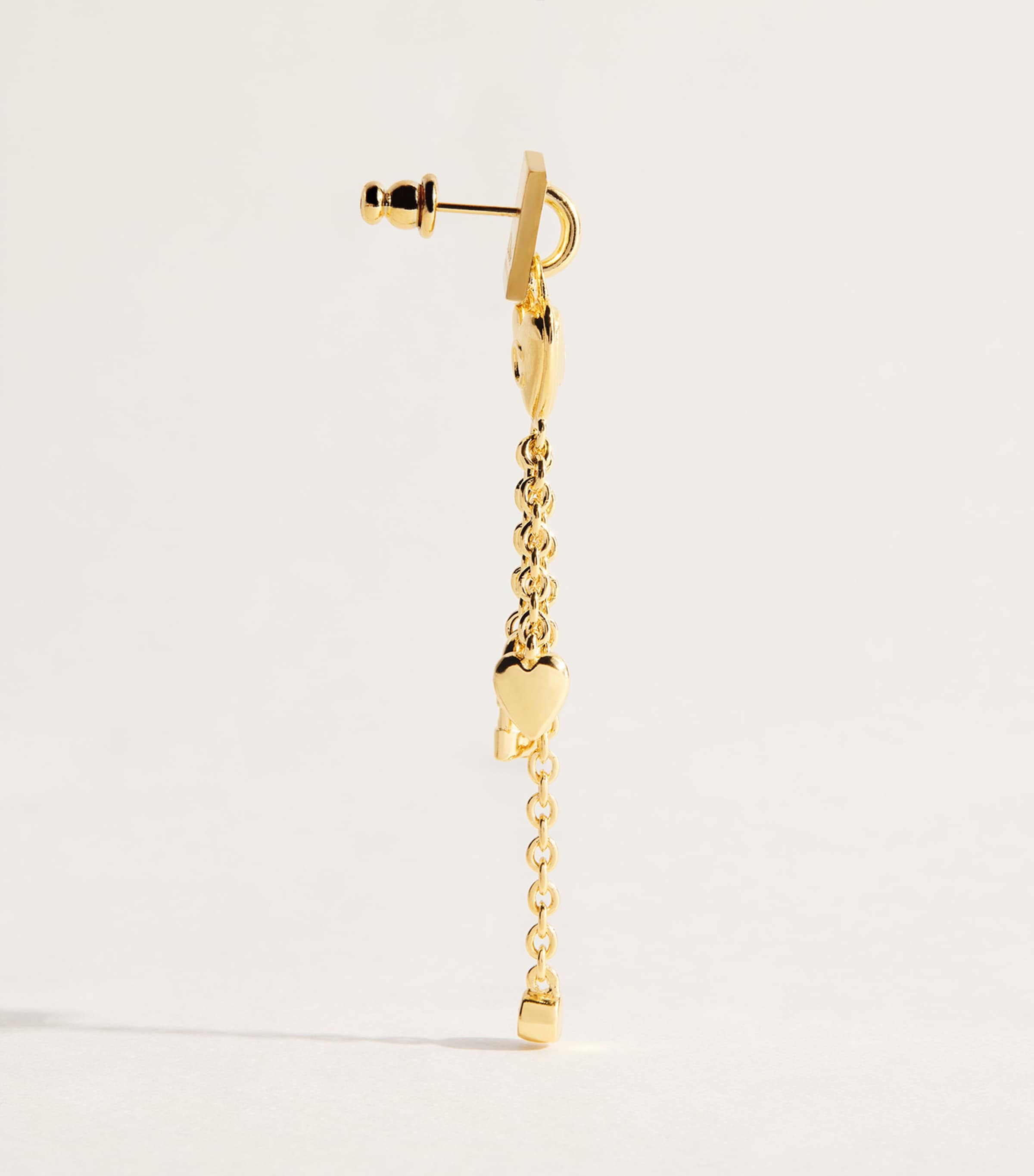 Chloé Mini Paddington Drop Earrings Vintage Gold Image 3