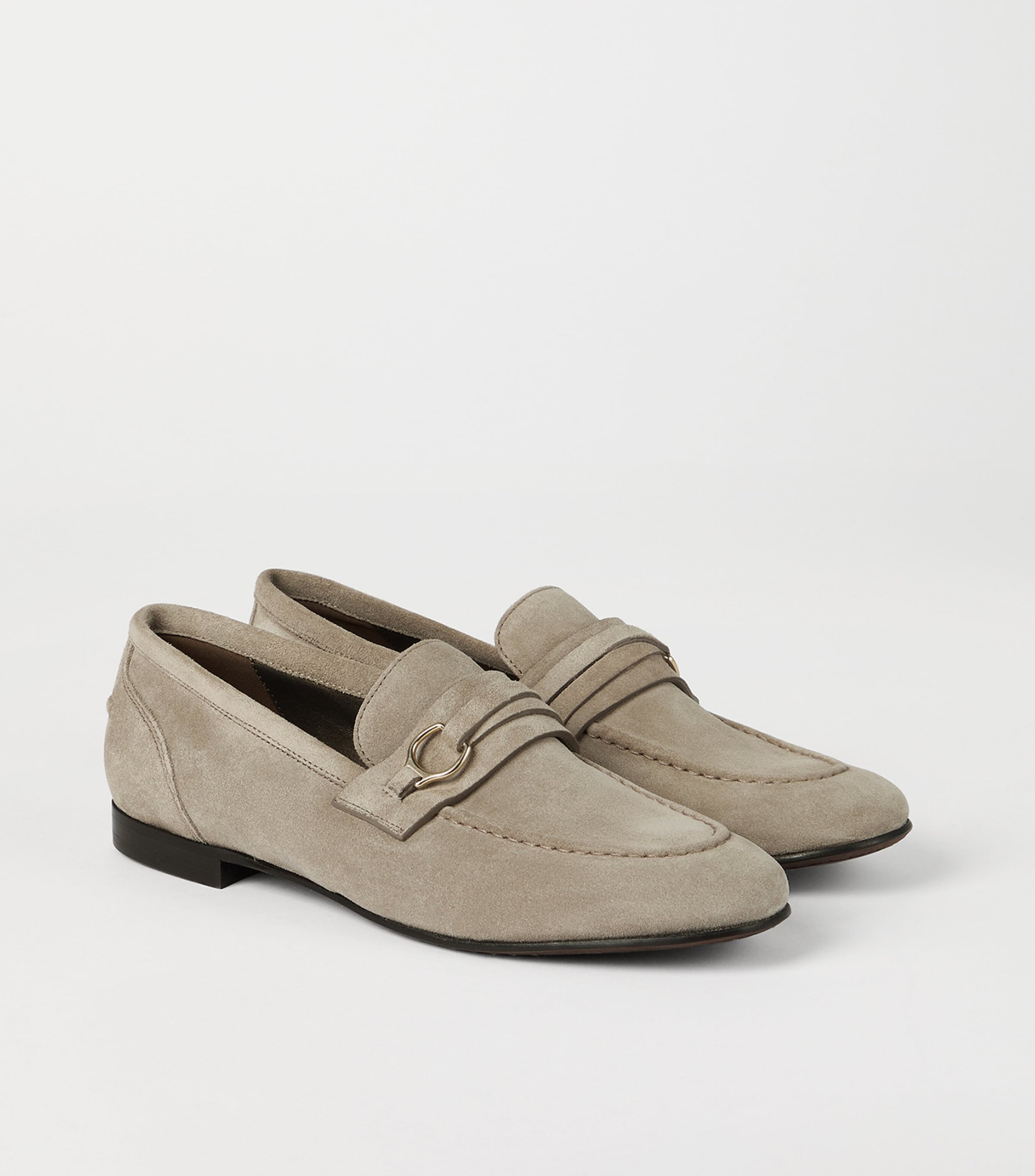 Brunello Cucinelli Suede Horsebit Loafers Image 5