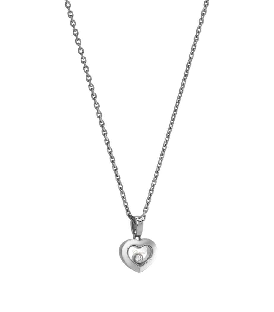 White Gold and Diamond Happy Diamonds Icons Pendant 18K WHITE GOLD Image 2