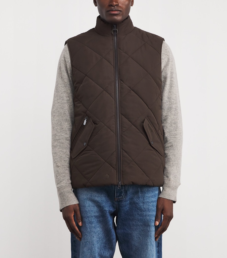 Quilted City Chelsea Gilet BLK OAK/MIDNIGHT OAK Image 3