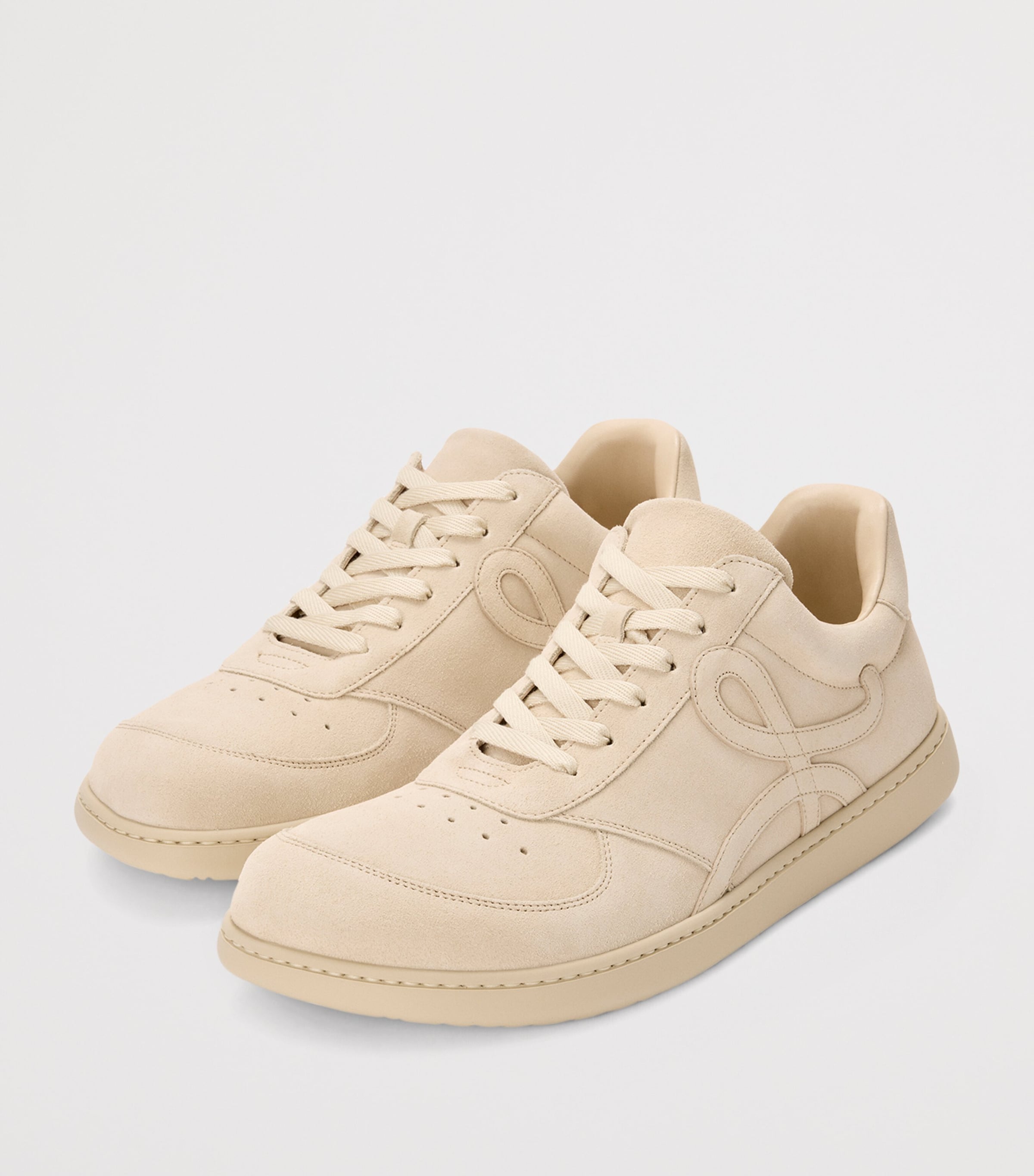 Leather Jambo Sneakers OAT MILK Image 3