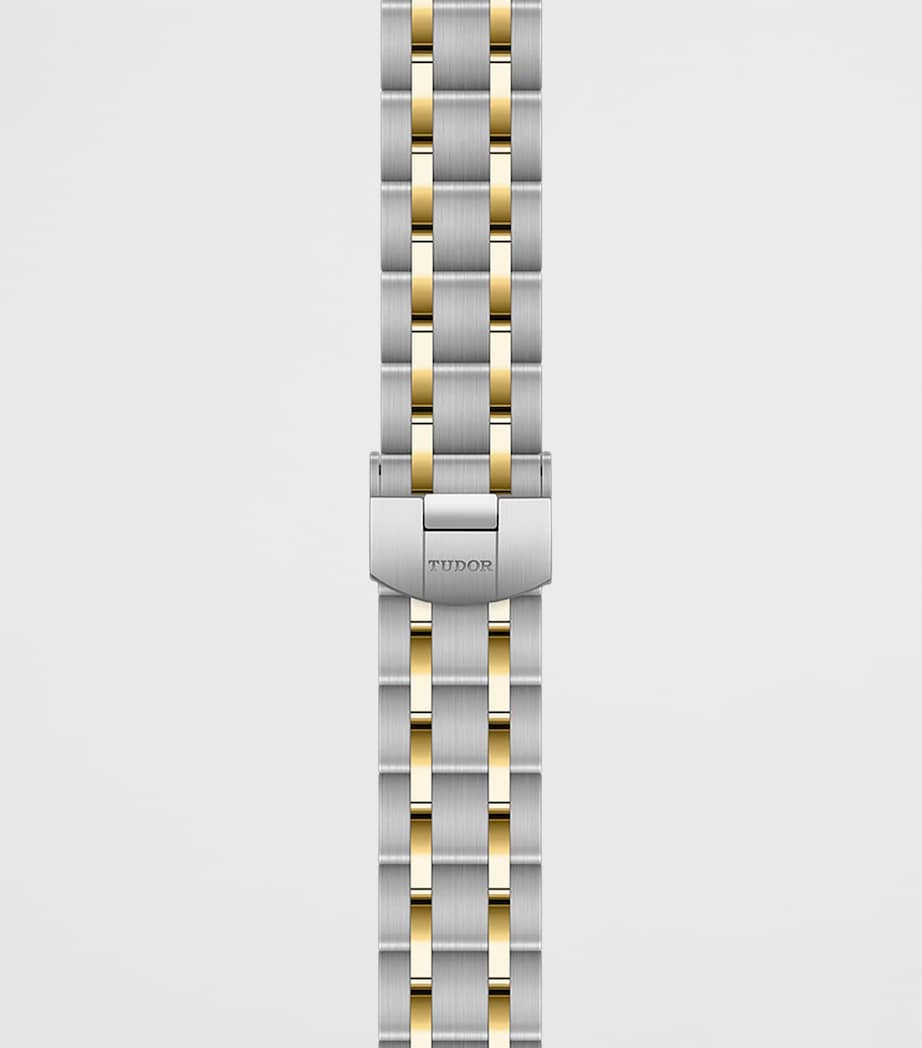 Royal Stainless Steel and Yellow Gold Watch 28mm GREY Image 2